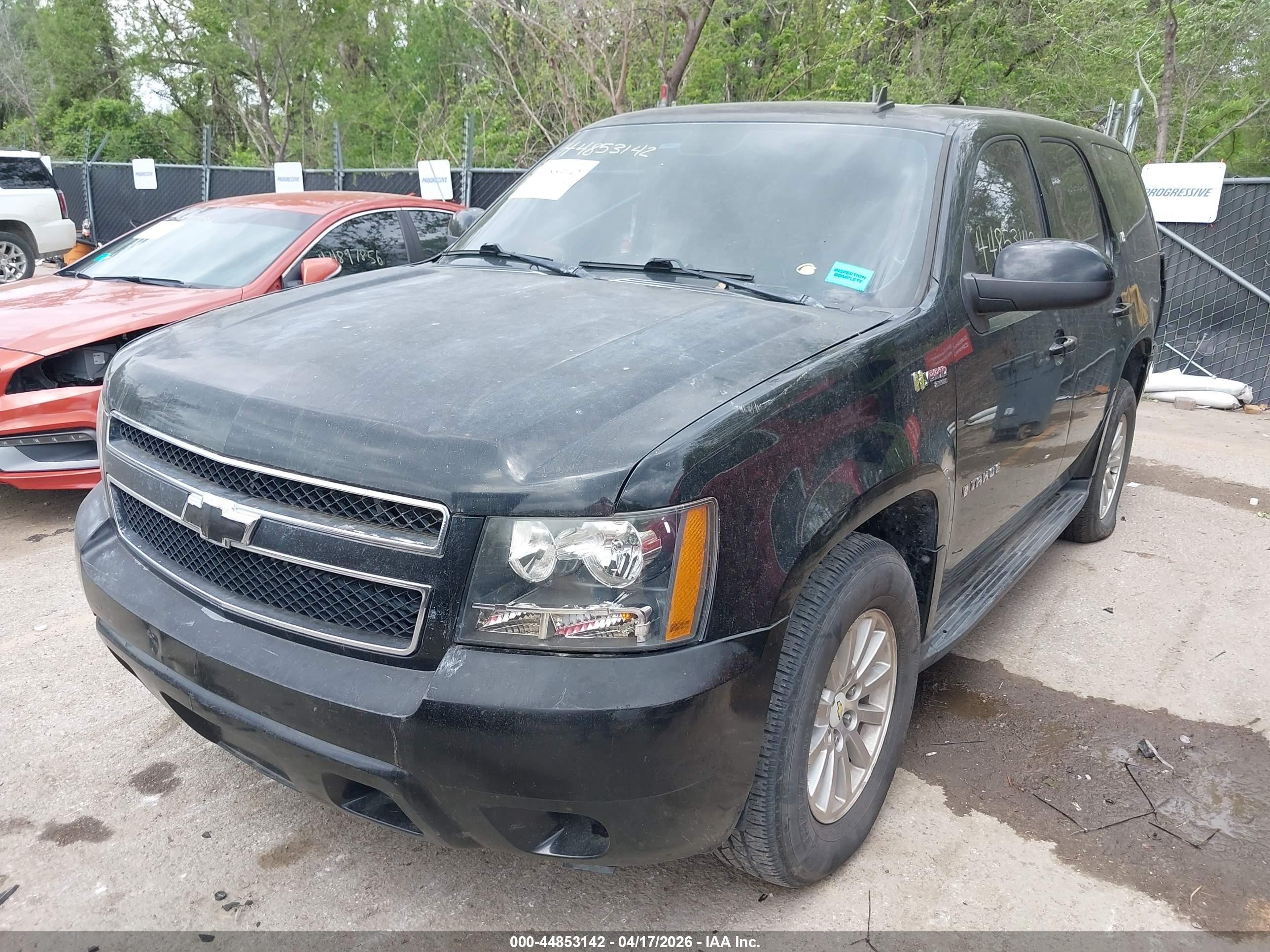 2008 Chevrolet Tahoe Hybrid   Black vin: 1GNFK13558R189941