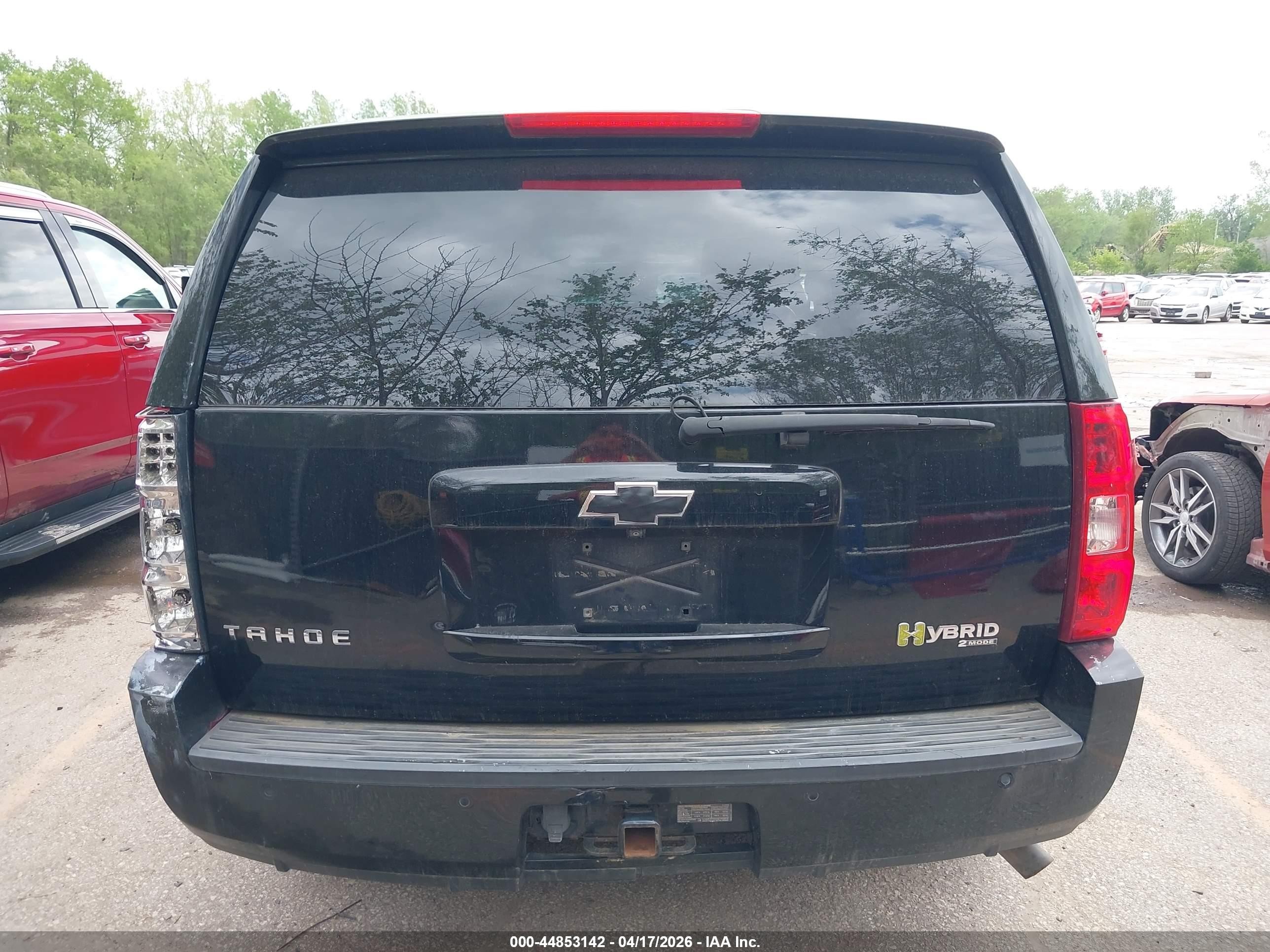 2008 Chevrolet Tahoe Hybrid   Black vin: 1GNFK13558R189941