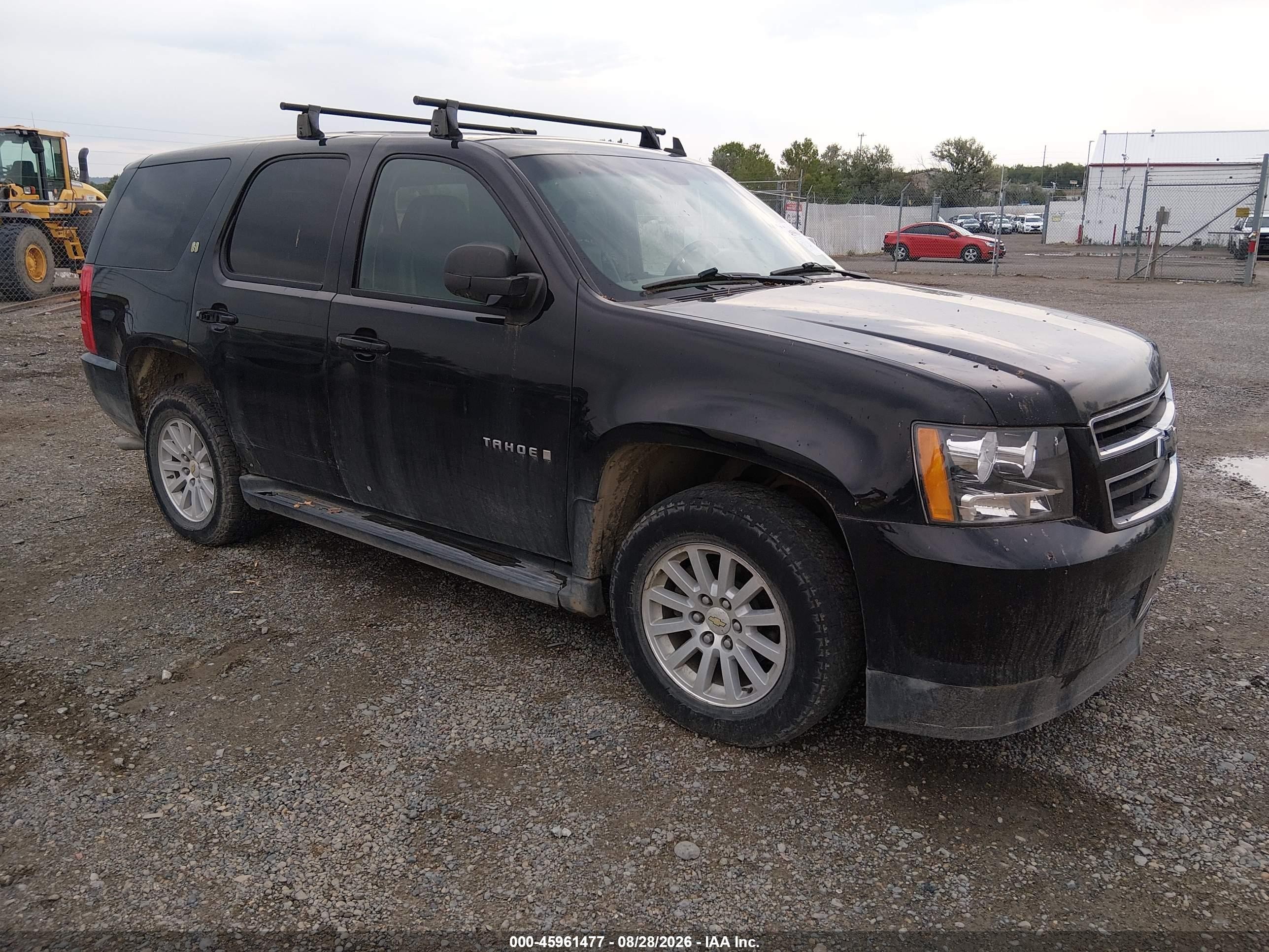 2008 Chevrolet Tahoe Hybrid   Black vin: 1GNFK13558R221383
