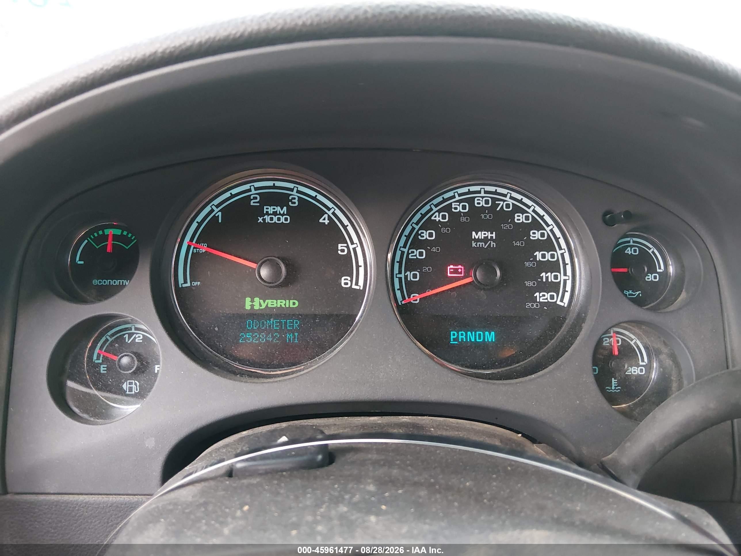 2008 Chevrolet Tahoe Hybrid   Черный vin: 1GNFK13558R221383