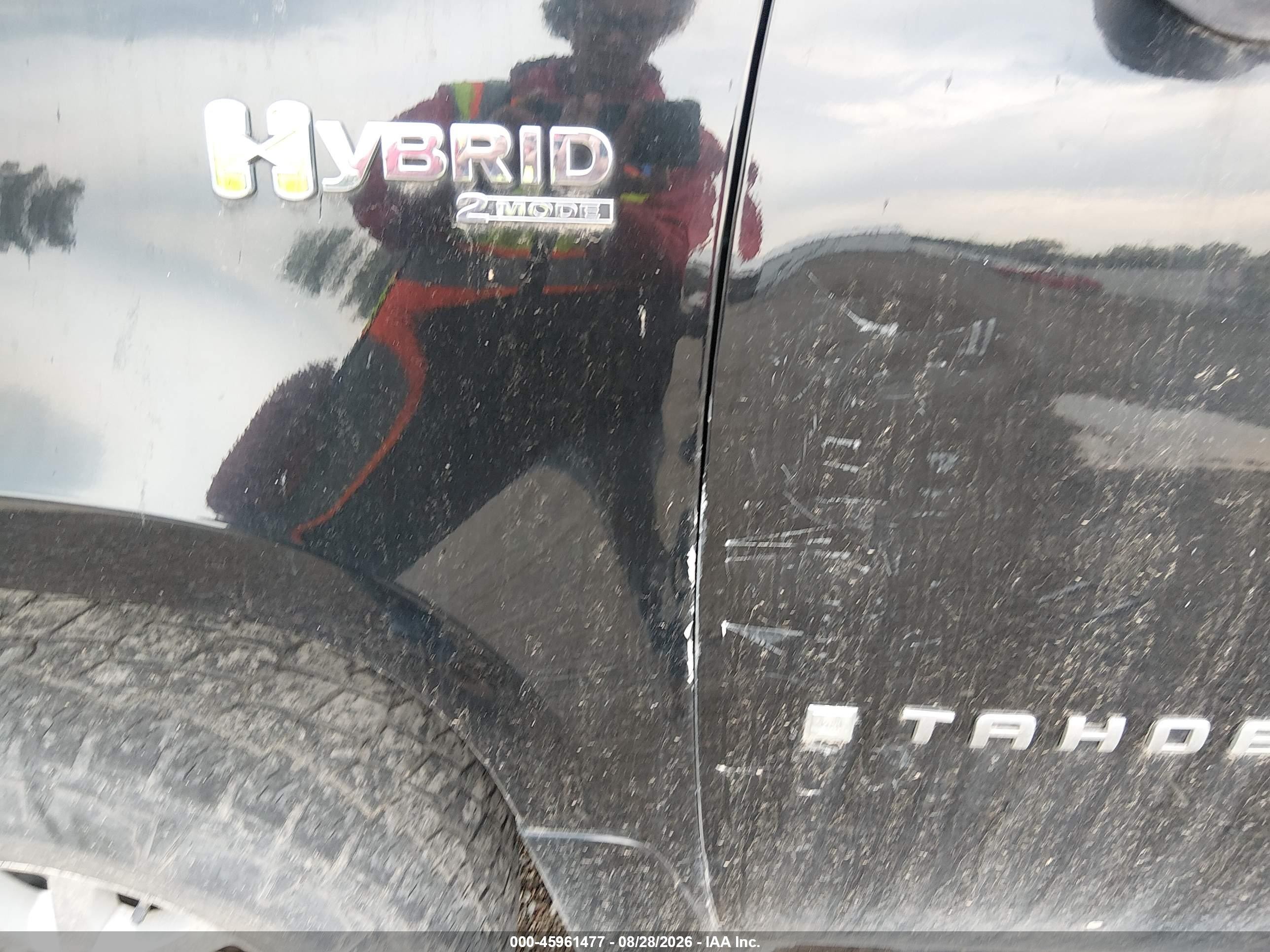 2008 Chevrolet Tahoe Hybrid   Черный vin: 1GNFK13558R221383