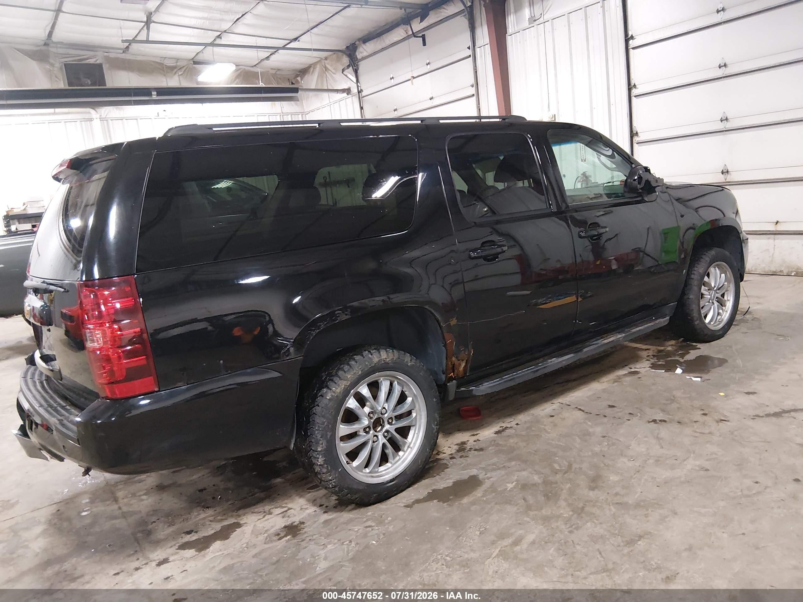 2008 Chevrolet Suburban 1500 Lt Black vin: 1GNFK16328J154010