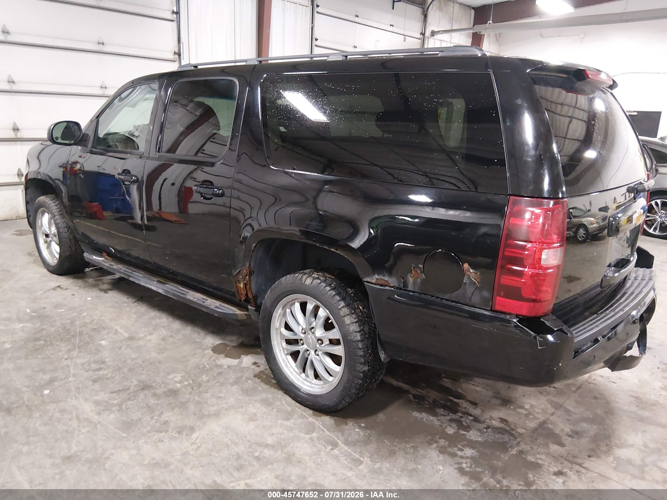 2008 Chevrolet Suburban 1500 Lt Black vin: 1GNFK16328J154010