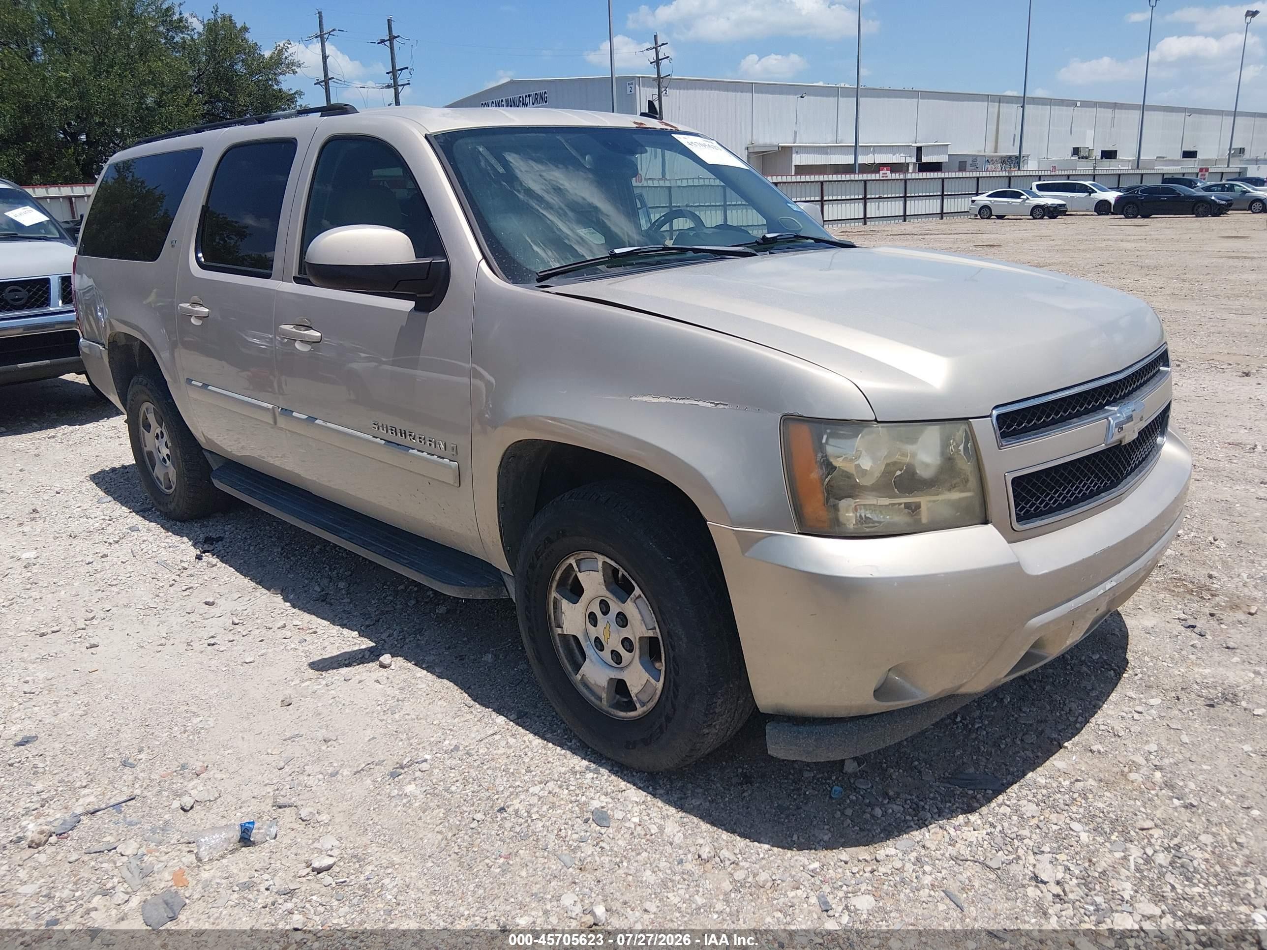2007 Chevrolet Suburban Lt Tan vin: 1GNFK16337J173115