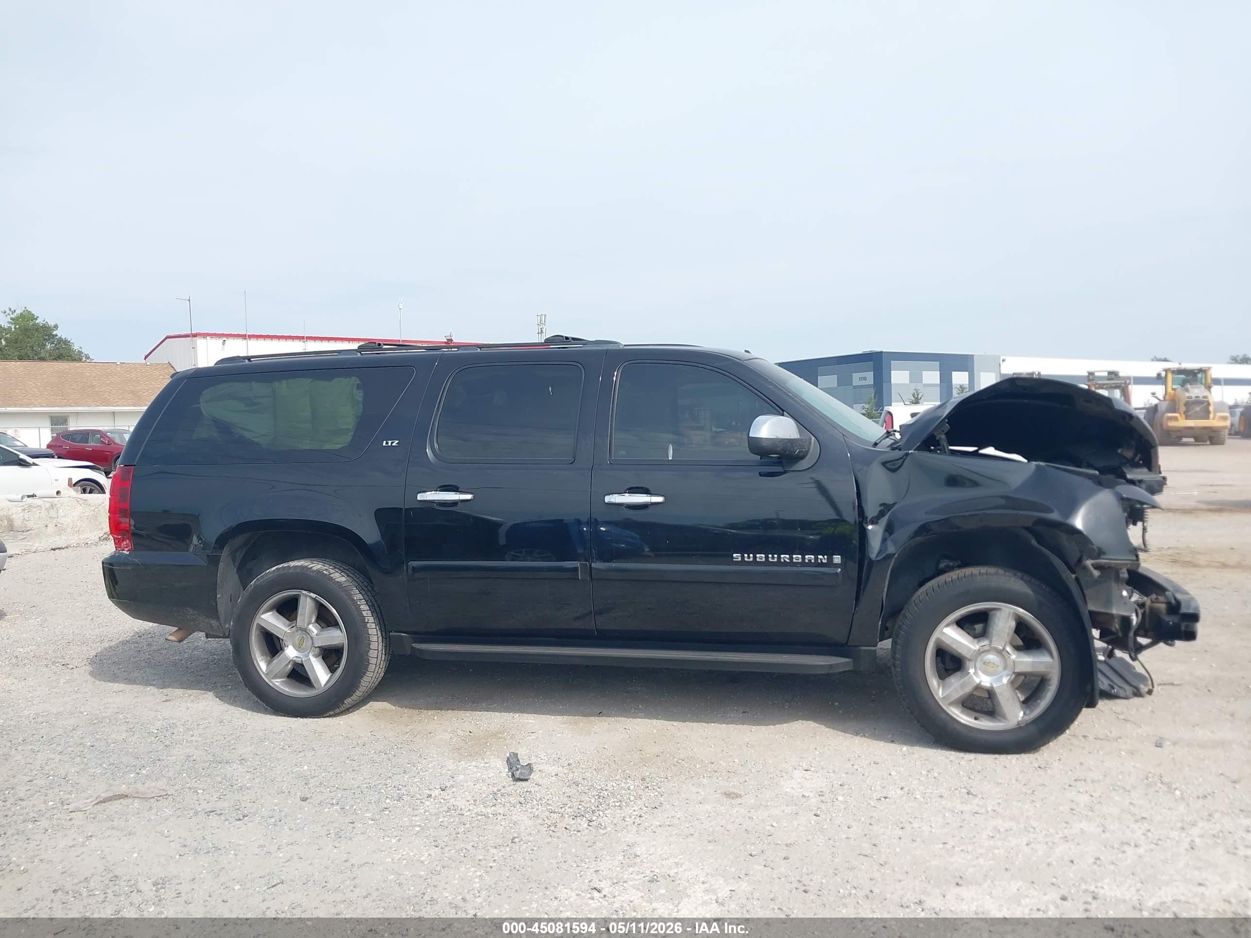 2007 Chevrolet Suburban 1500 Ltz Black vin: 1GNFK16337R402815