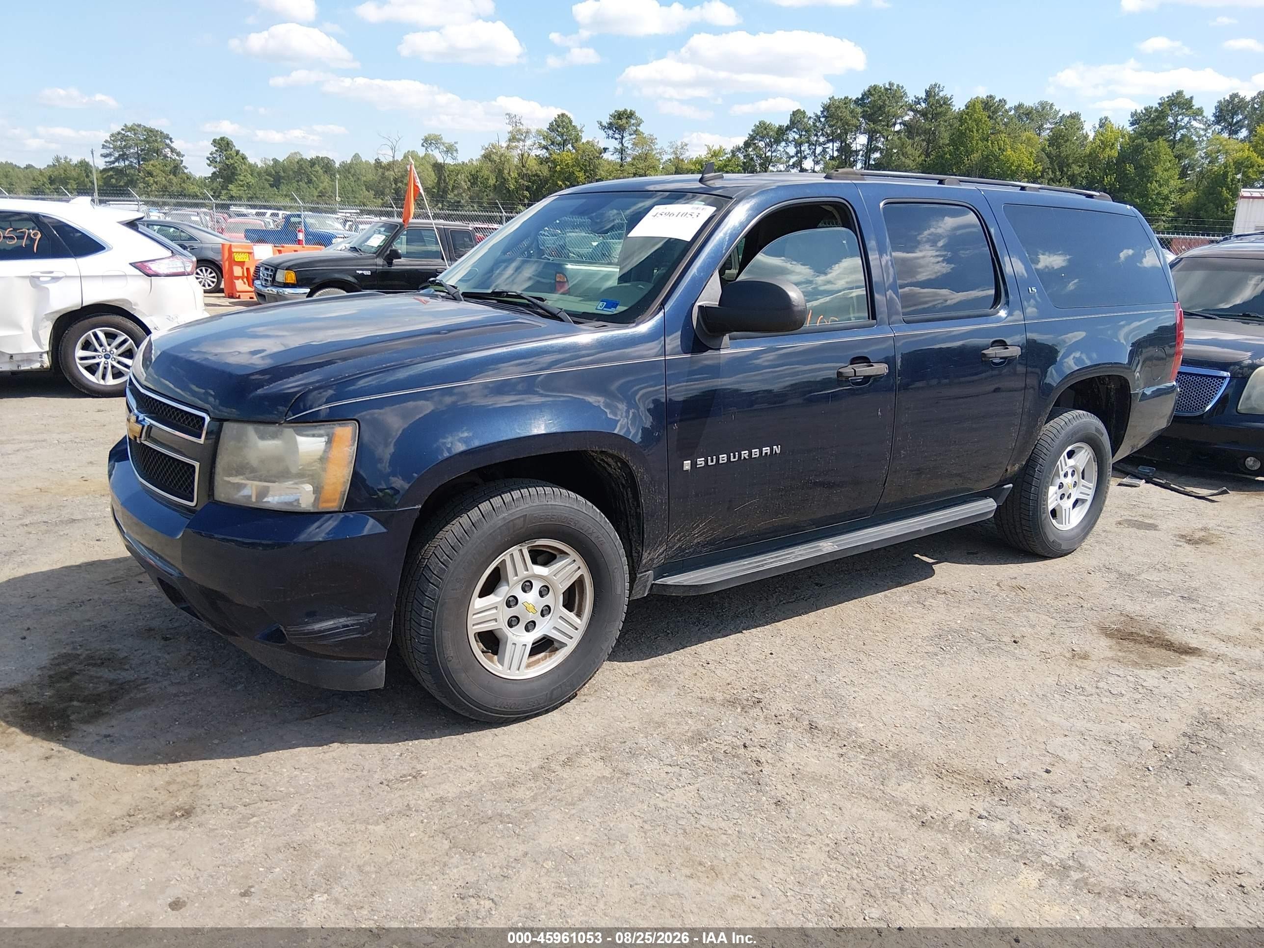 2007 Chevrolet Suburban 1500 Ls Dark Blue vin: 1GNFK16347J183782