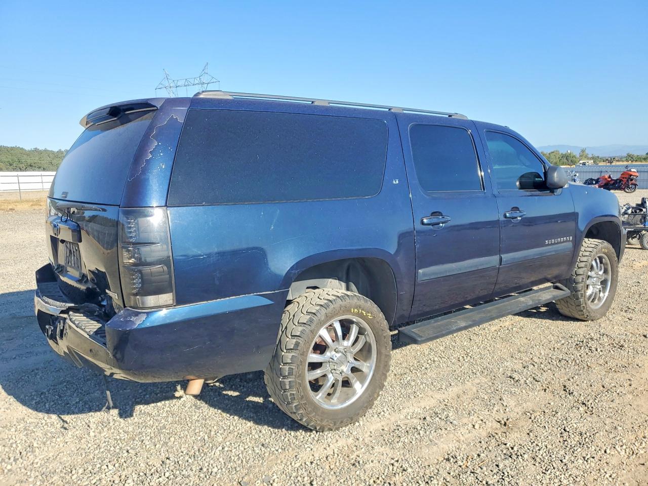 2008 Chevrolet Suburban K1500 Ls Blue vin: 1GNFK16358J116805
