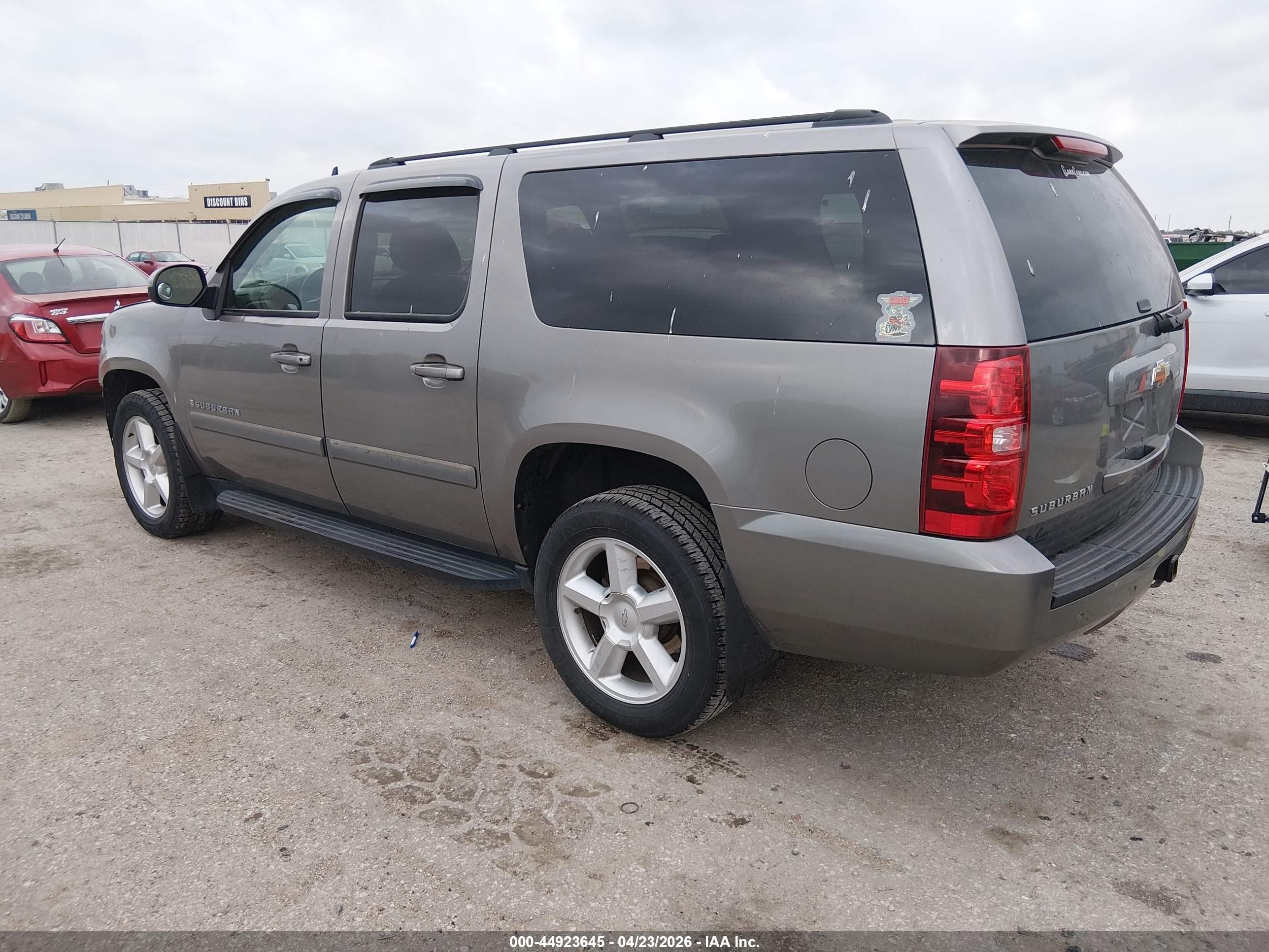 2008 Chevrolet Suburban 1500 Lt Gray vin: 1GNFK16378R122915