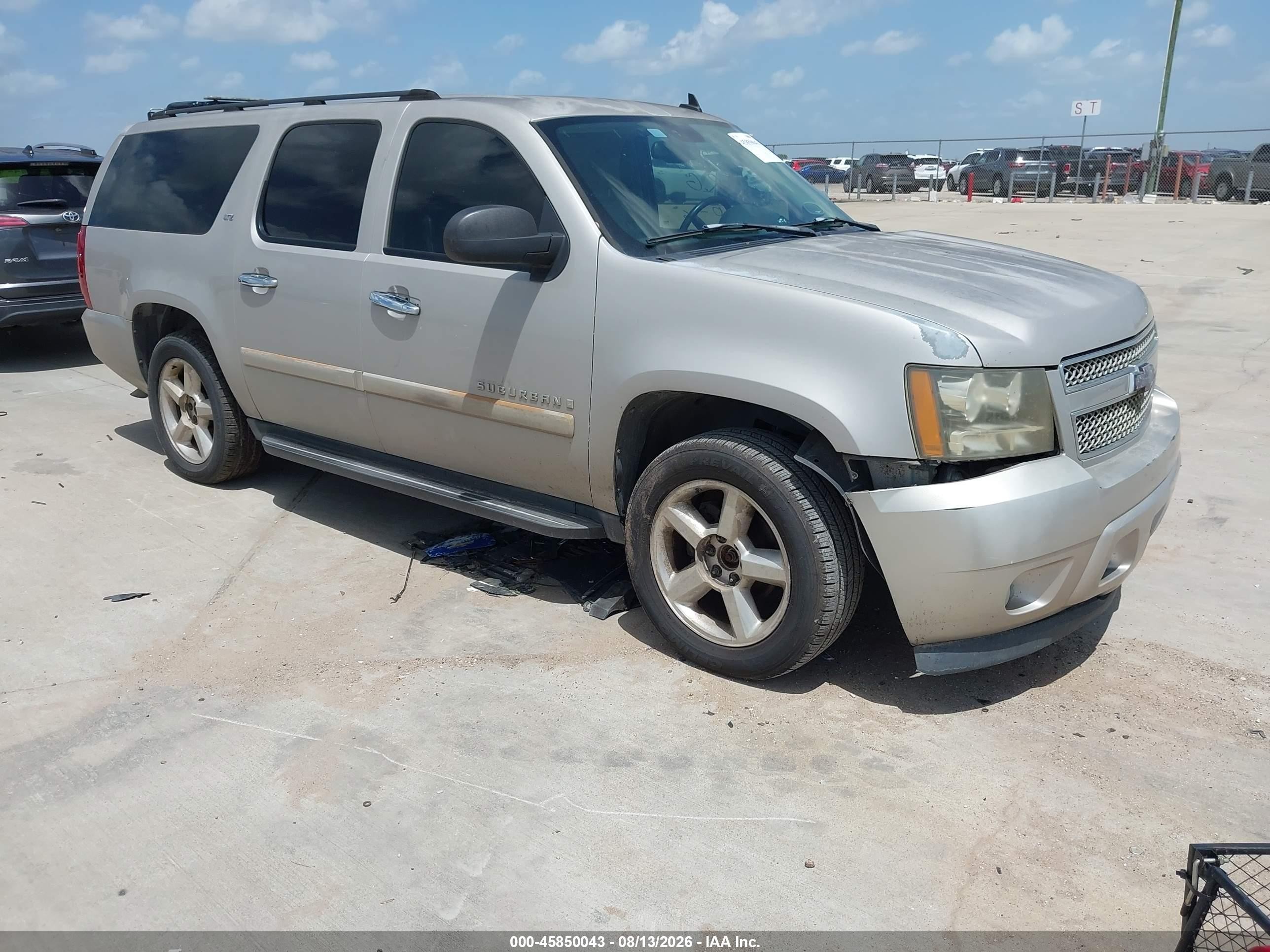 2007 Chevrolet Suburban Ltz Silver vin: 1GNFK16397J276958