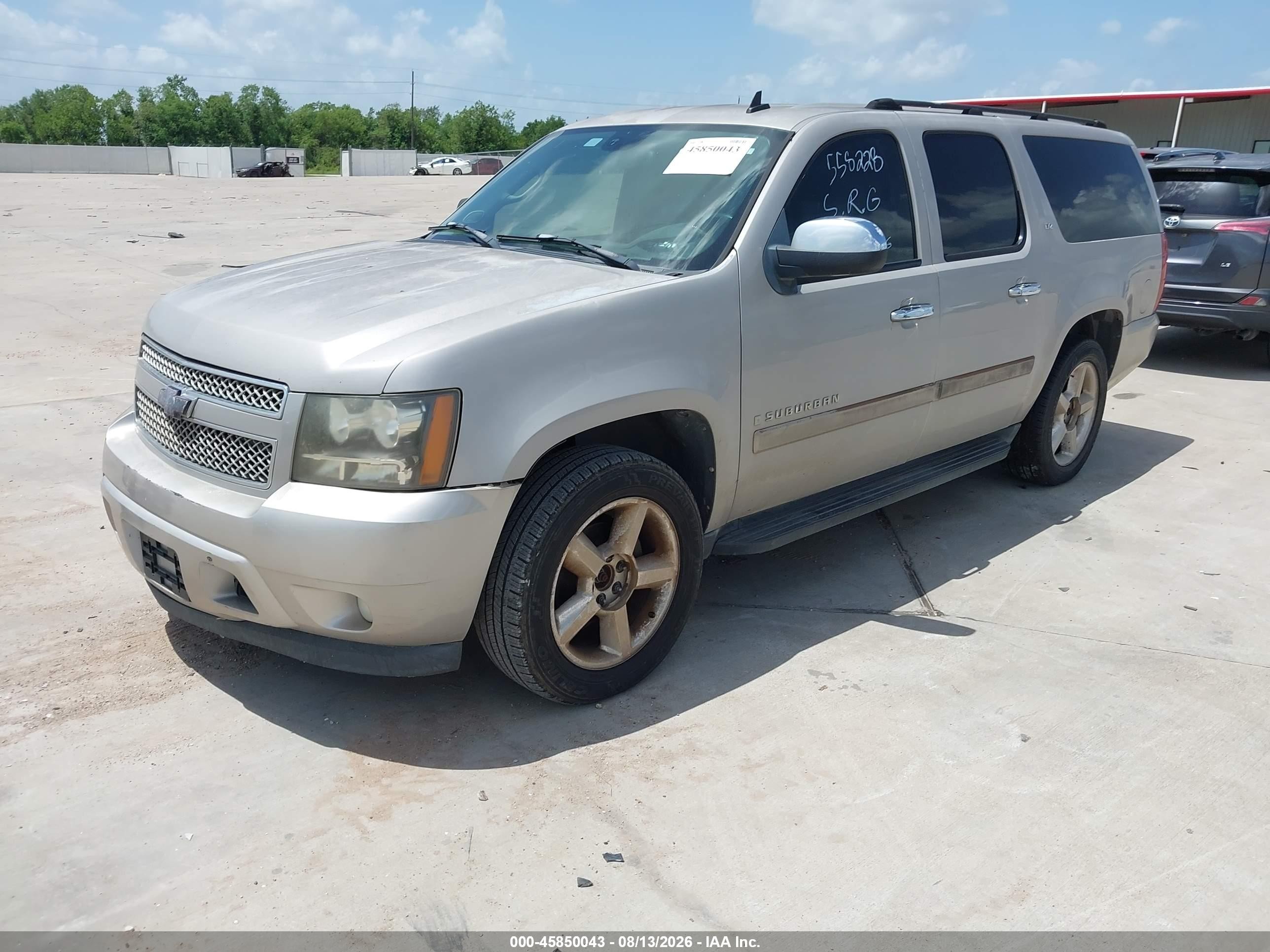 2007 Chevrolet Suburban Ltz Silver vin: 1GNFK16397J276958