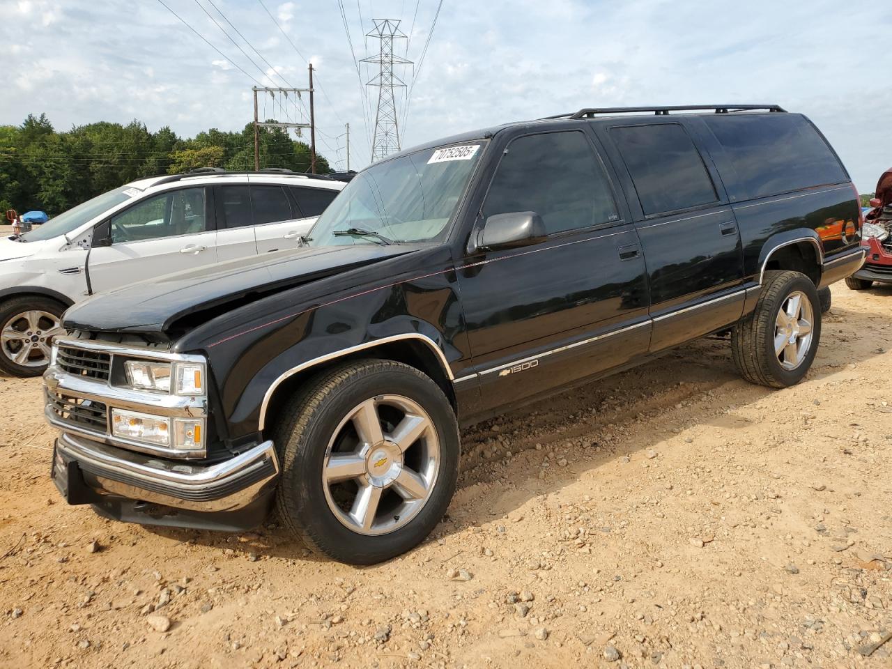 1995 Chevrolet Suburban K1500 Black vin: 1GNFK16K0SJ314562