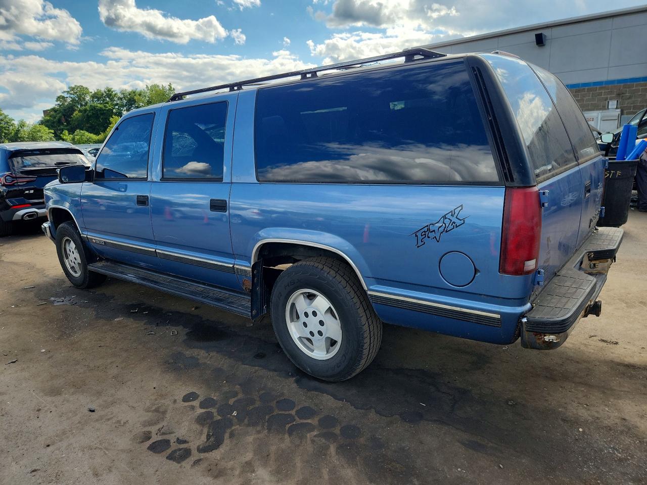 1995 Chevrolet Suburban K1500 Blue vin: 1GNFK16K3SJ430788