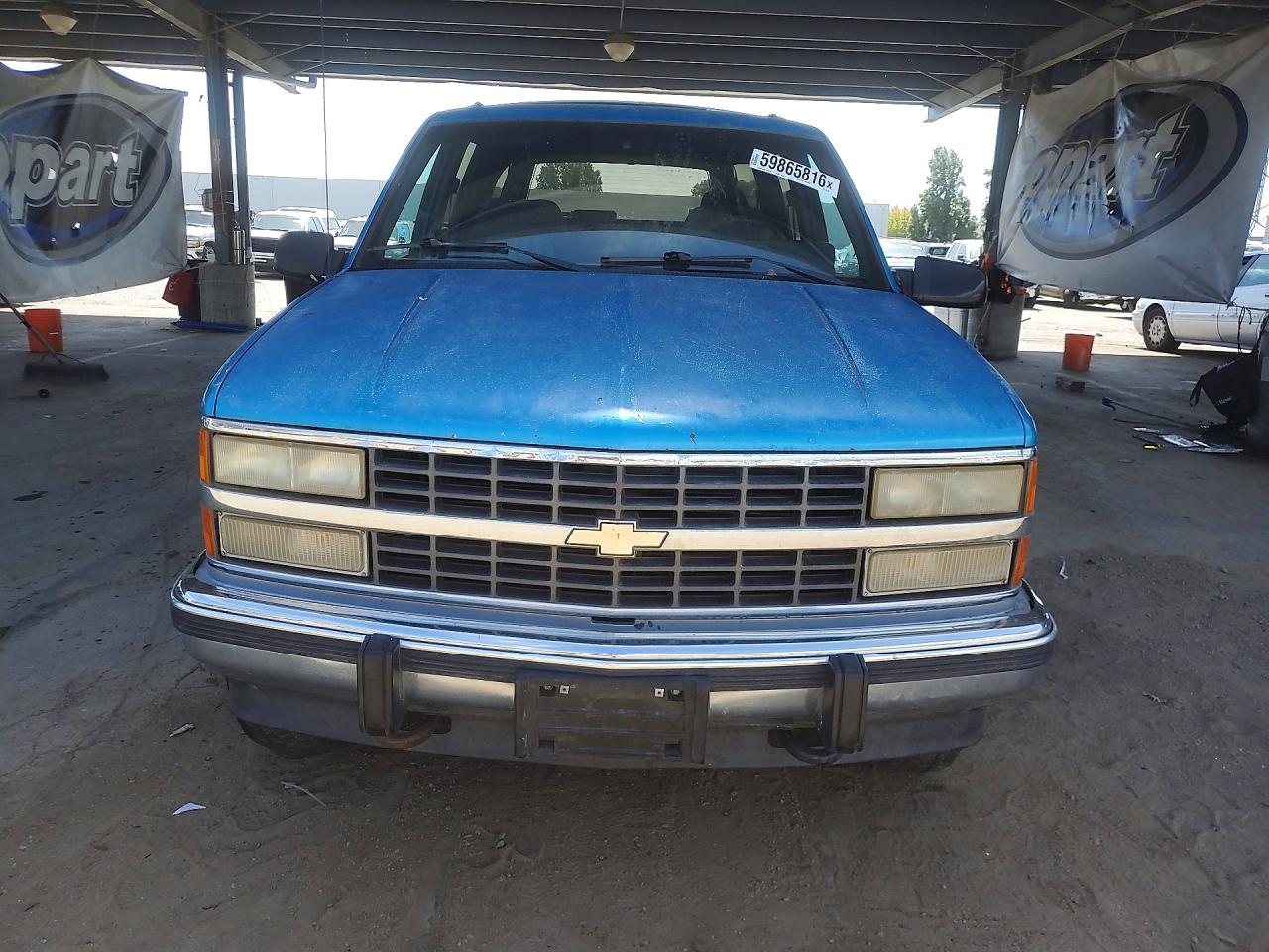 1992 Chevrolet Suburban K1500 Blue vin: 1GNFK16K5NJ322905