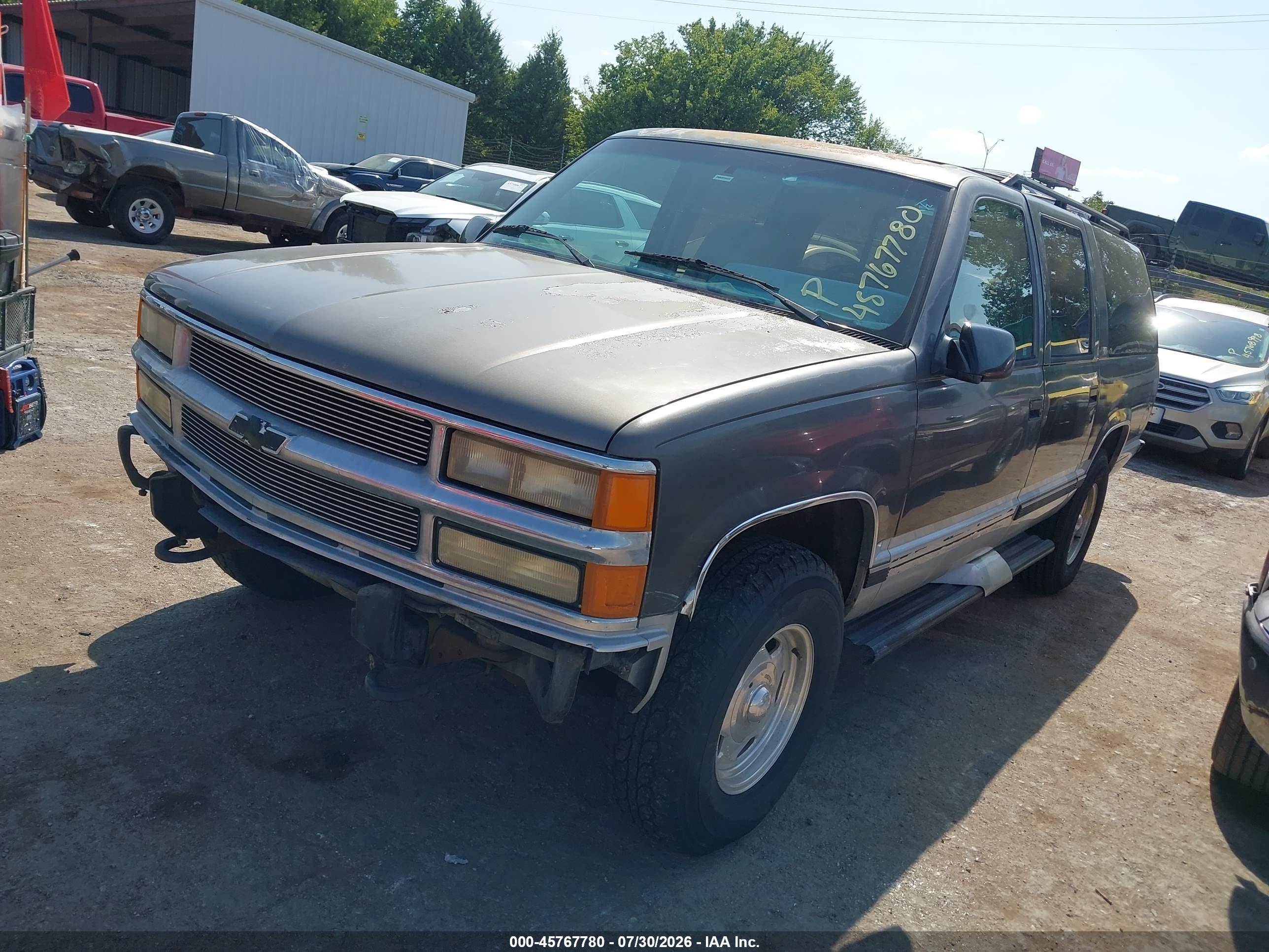 1993 Chevrolet Suburban K1500 Gray vin: 1GNFK16K7PJ403987