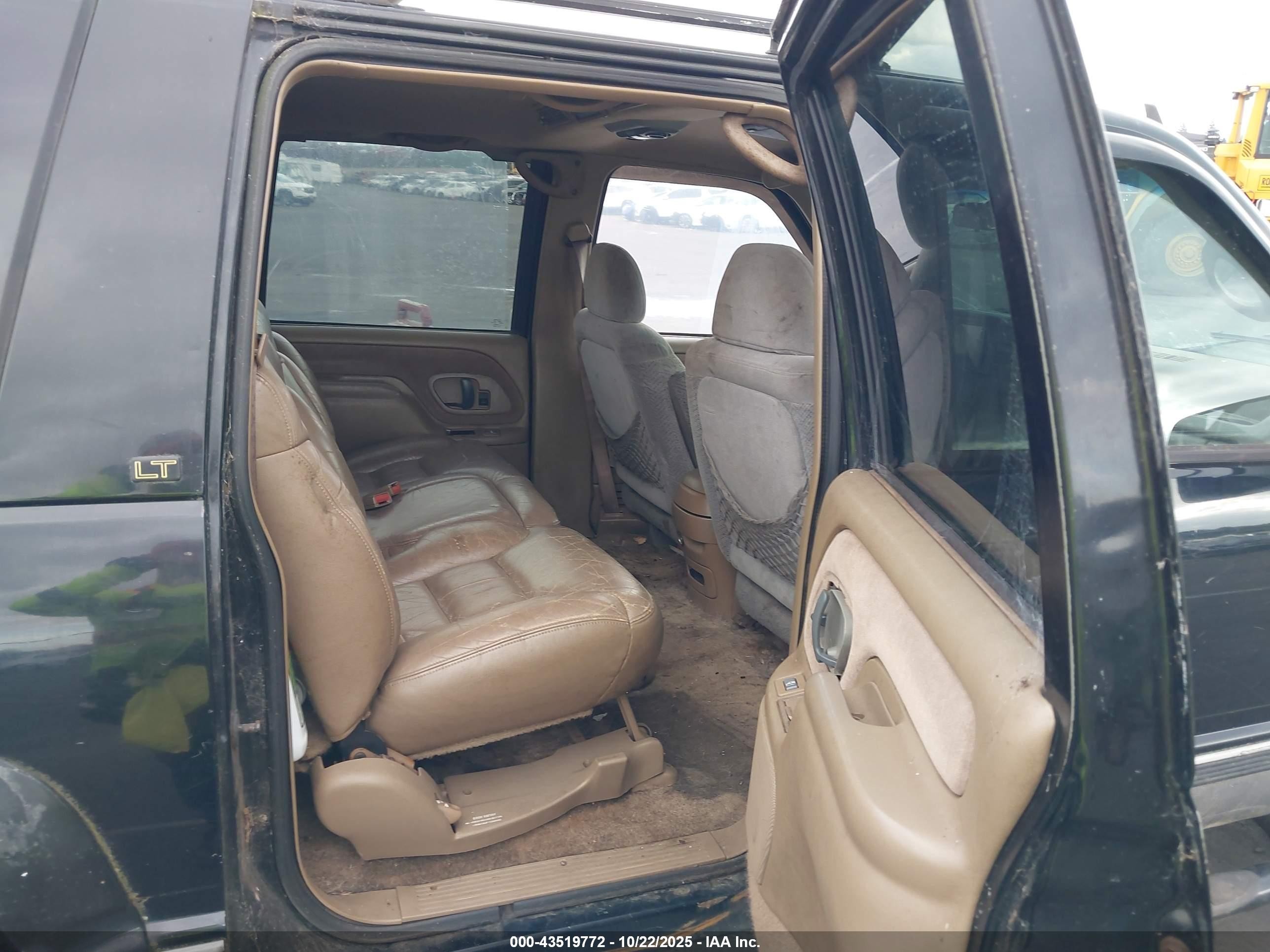 1995 Chevrolet Suburban K1500 Black vin: 1GNFK16K7SJ362902