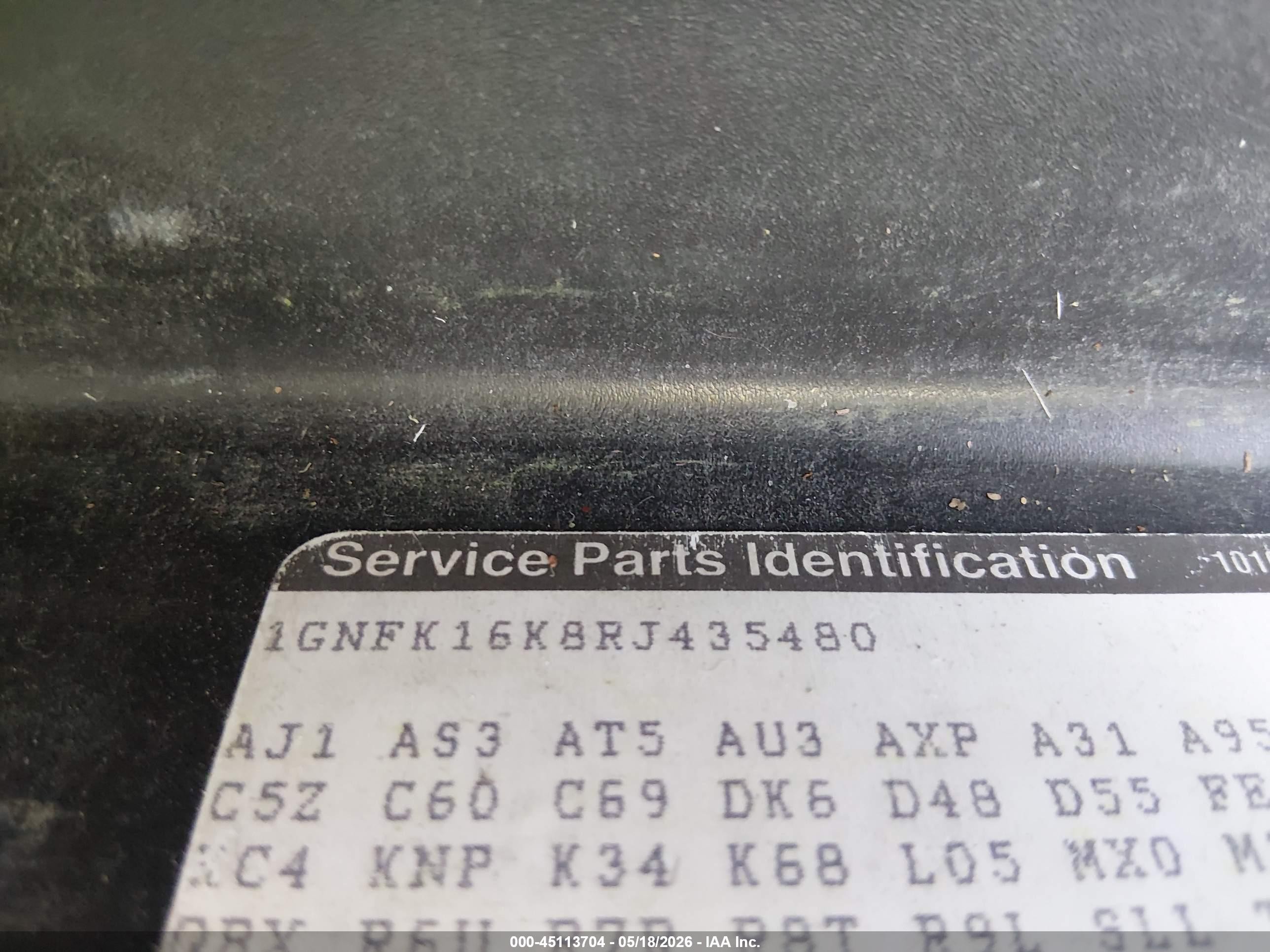 1994 Chevrolet Suburban K1500 Red vin: 1GNFK16K8RJ435480