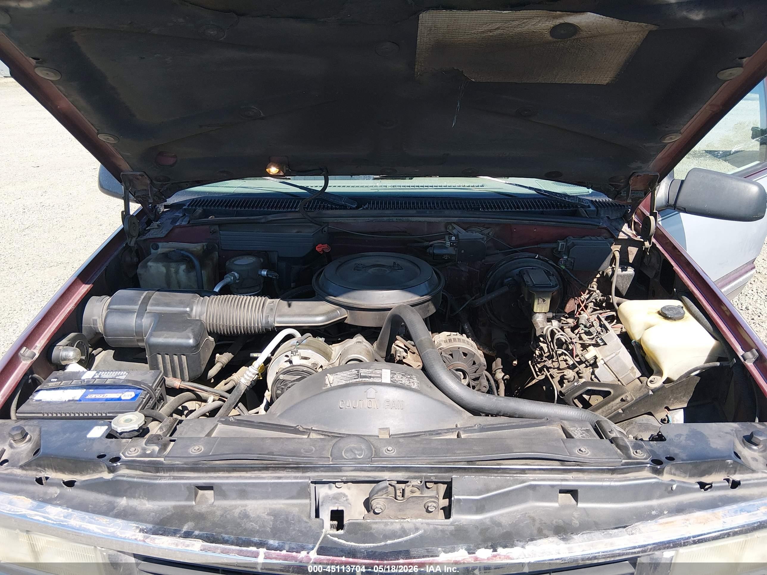 1994 Chevrolet Suburban K1500 Red vin: 1GNFK16K8RJ435480