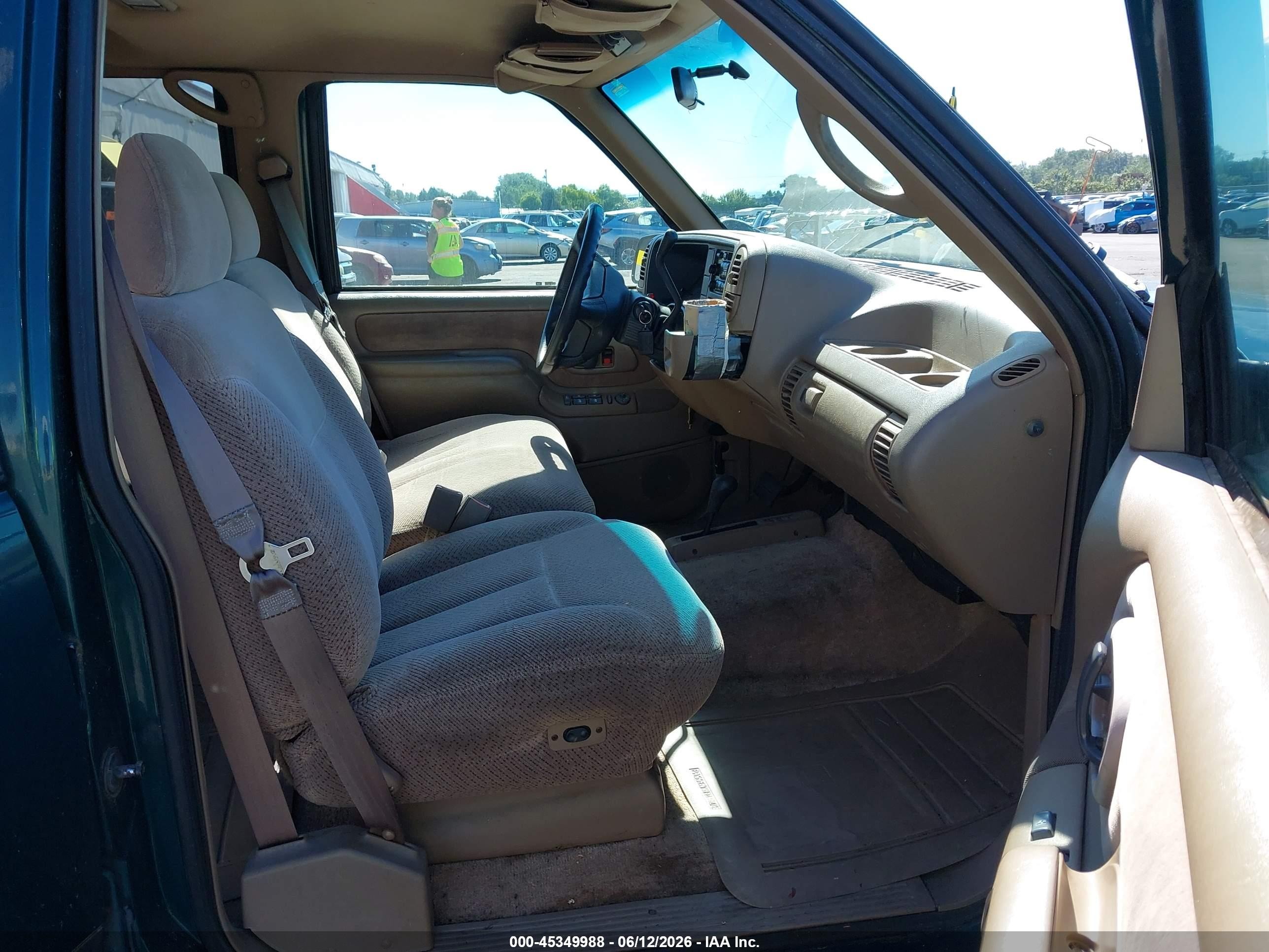 1995 Chevrolet Suburban K1500 Green vin: 1GNFK16K8SJ336910