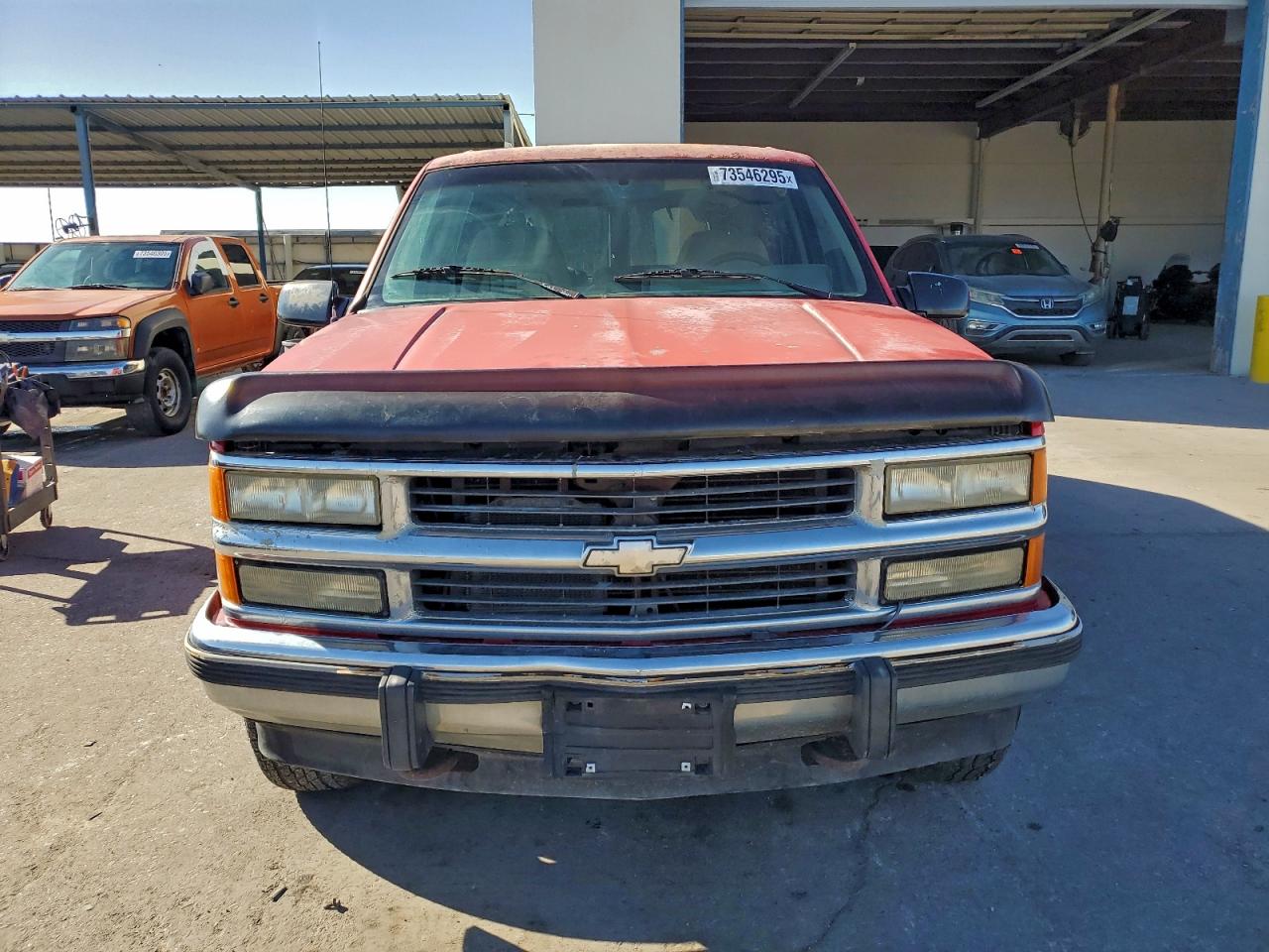 1994 Chevrolet Suburban K1500 Red vin: 1GNFK16K9RJ334433
