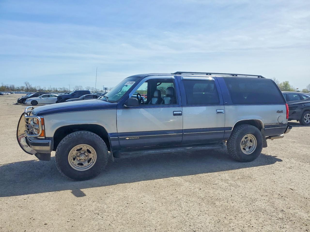 1997 Chevrolet Suburban K1500 Blue vin: 1GNFK16R1VJ345577