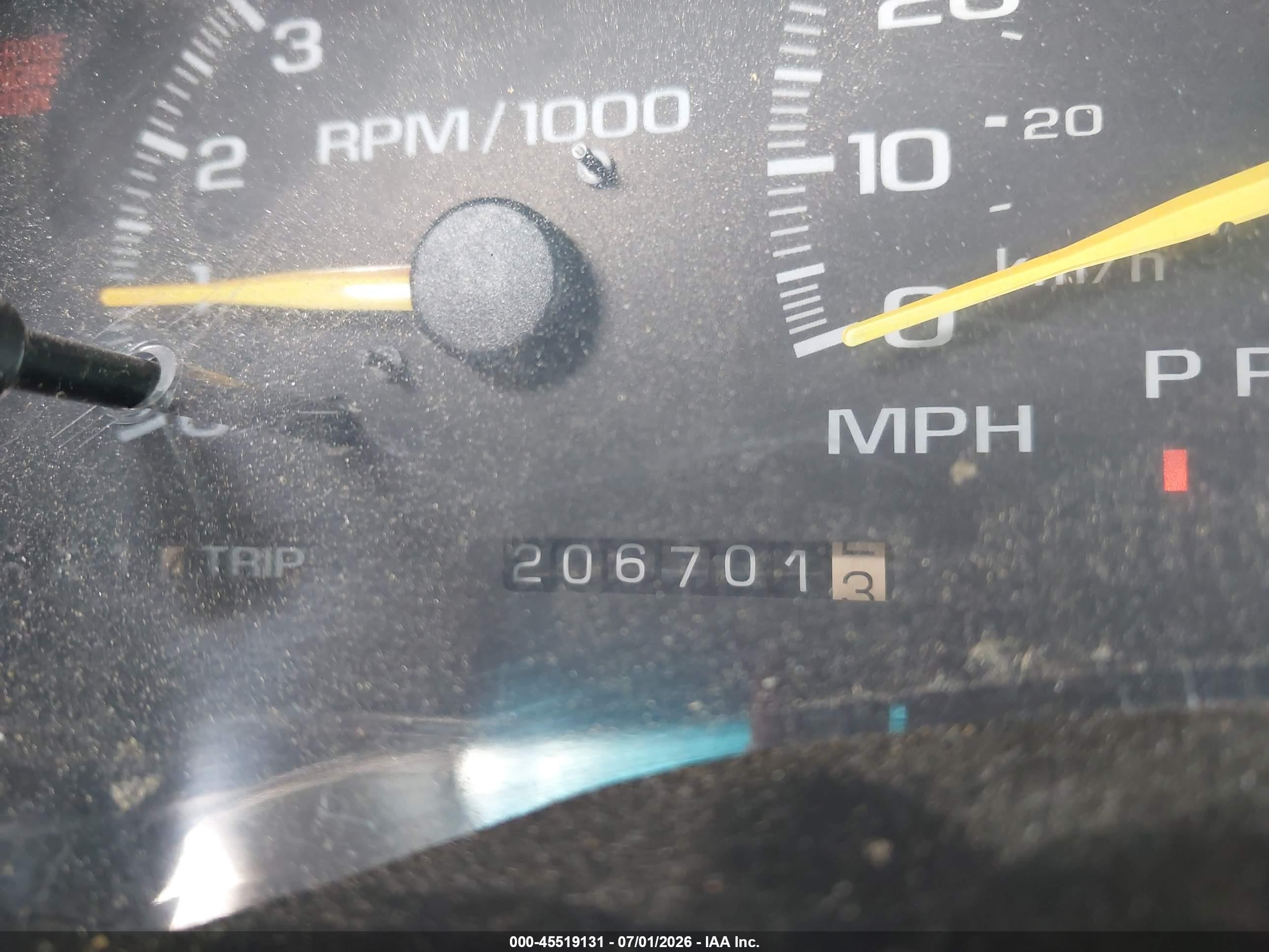 1997 Chevrolet Suburban 1500   Burgundy vin: 1GNFK16R4VJ411801