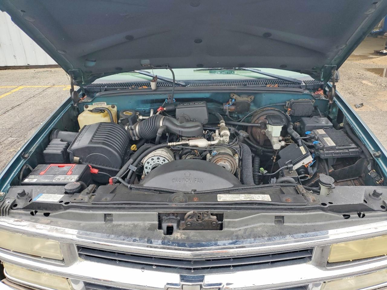 1998 Chevrolet Suburban K1500 Green vin: 1GNFK16R7WJ337064