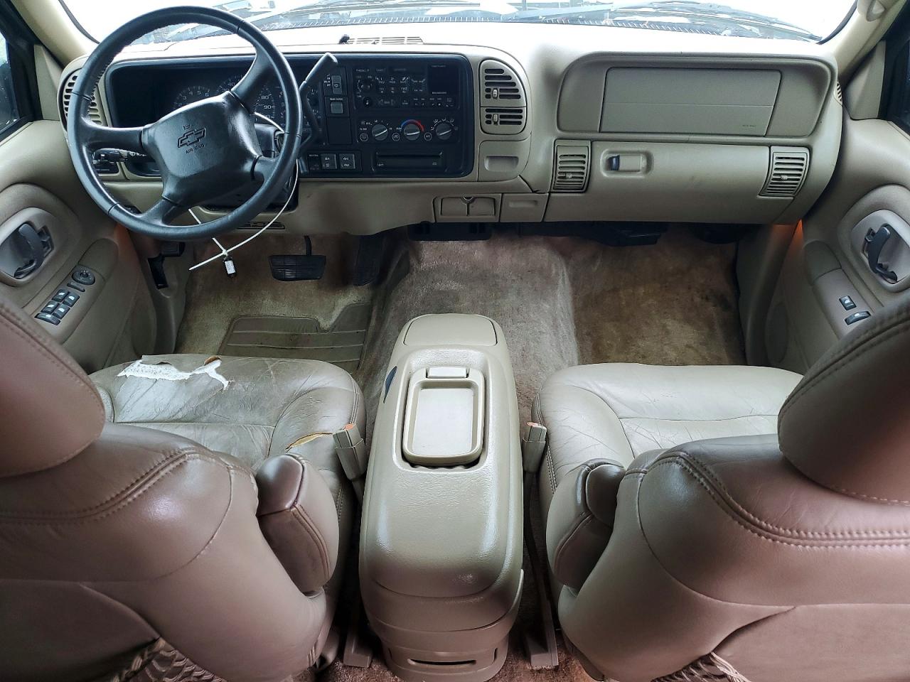1998 Chevrolet Suburban K1500 Green vin: 1GNFK16R7WJ337064