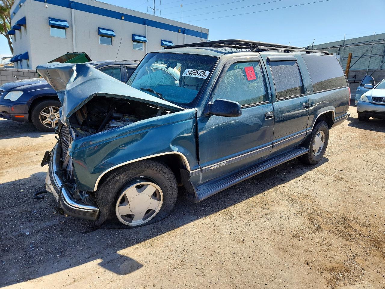 1999 Chevrolet Suburban K1500 Green vin: 1GNFK16R7XJ541462