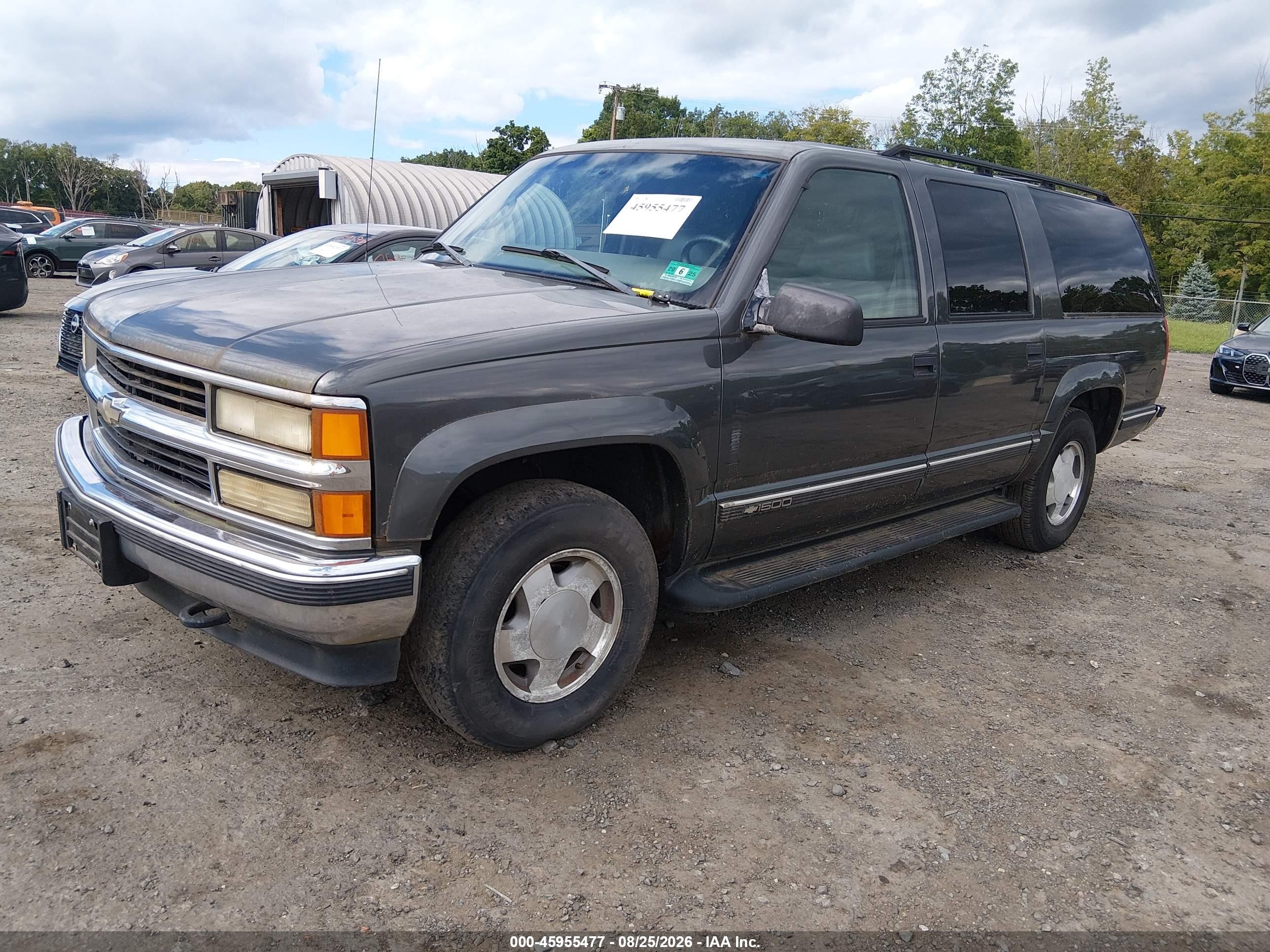 1999 Chevrolet Suburban 1500 Lt Серый vin: 1GNFK16R8XJ362735
