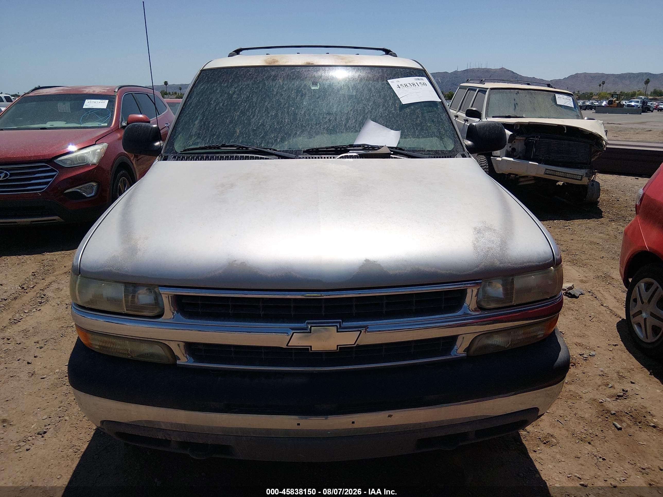 2001 Chevrolet Suburban 1500 Ls Gray vin: 1GNFK16T51J309042