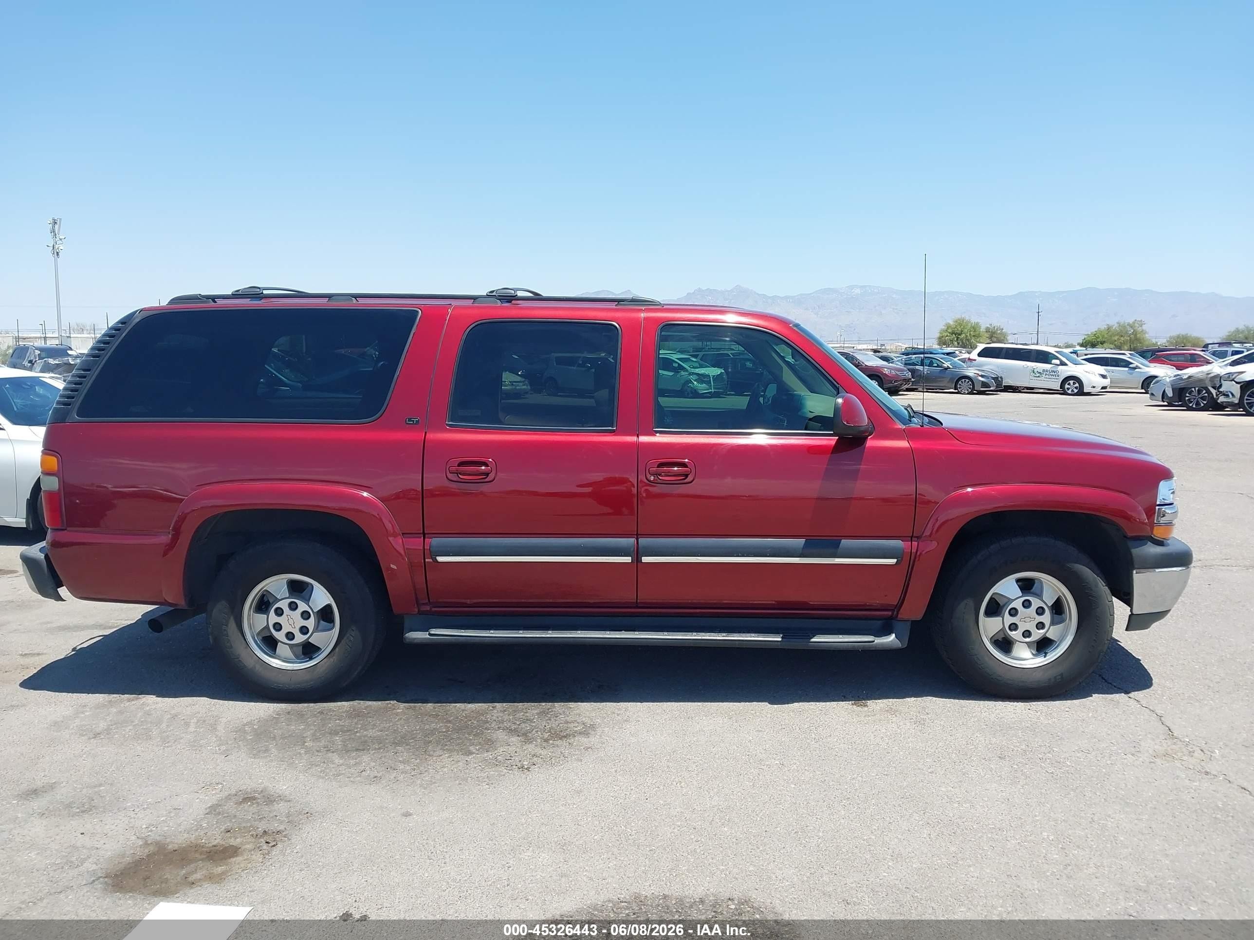 2001 Chevrolet Suburban 1500 Lt Бордовый vin: 1GNFK16T71J218287