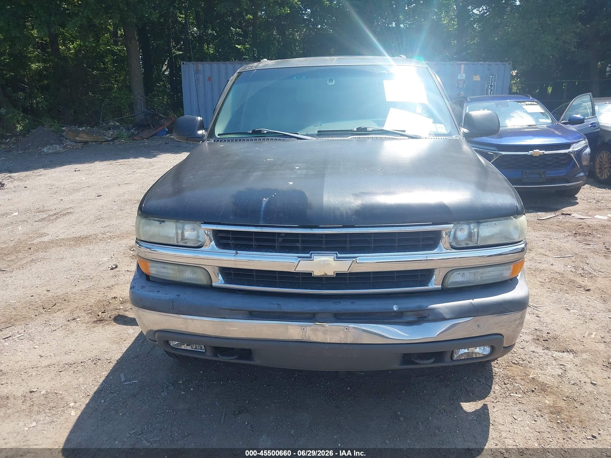 2004 Chevrolet Suburban 1500 Ls Black vin: 1GNFK16T74J328065