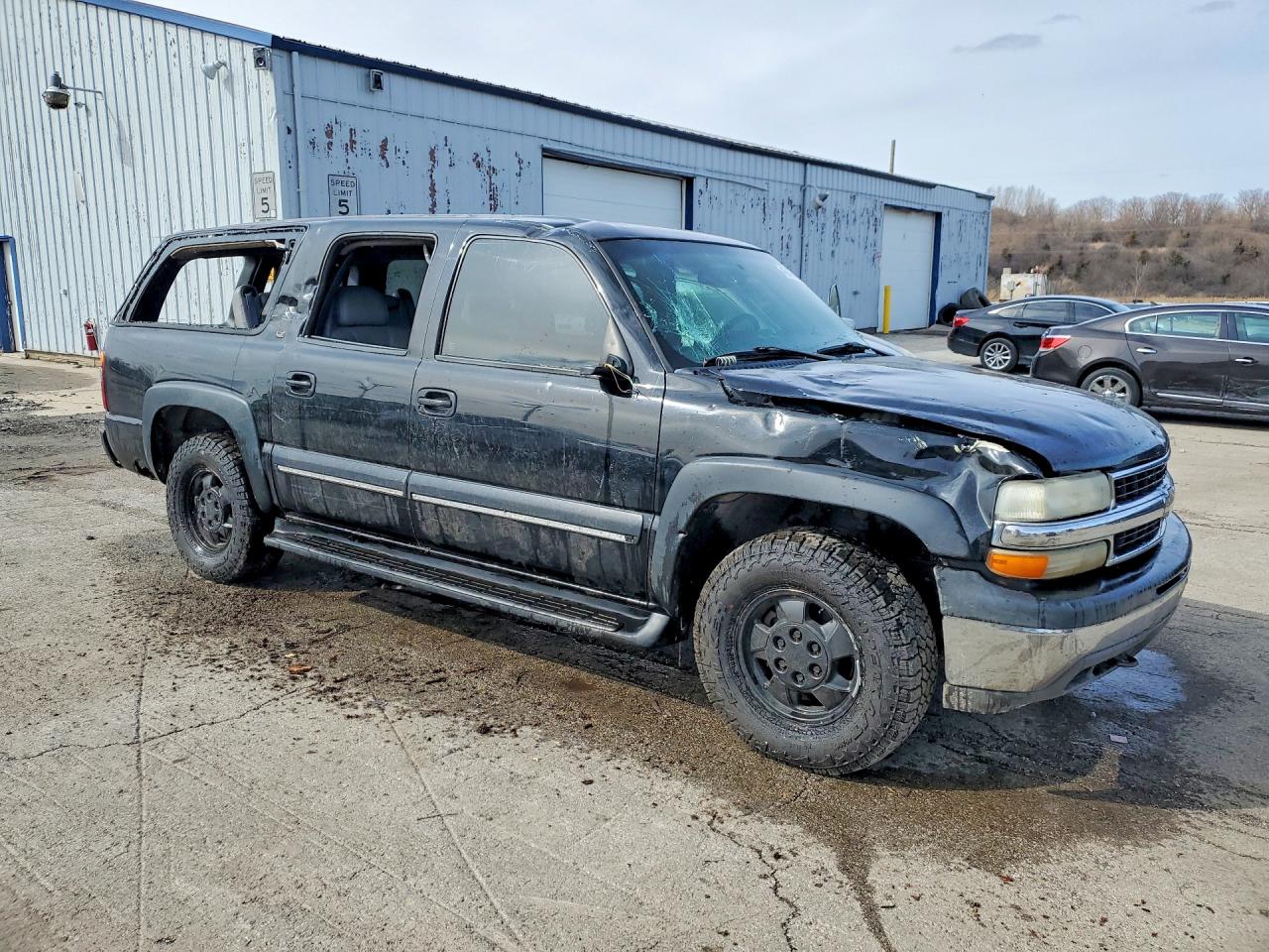 2001 Chevrolet Suburban K1500 Gray vin: 1GNFK16T81J210358