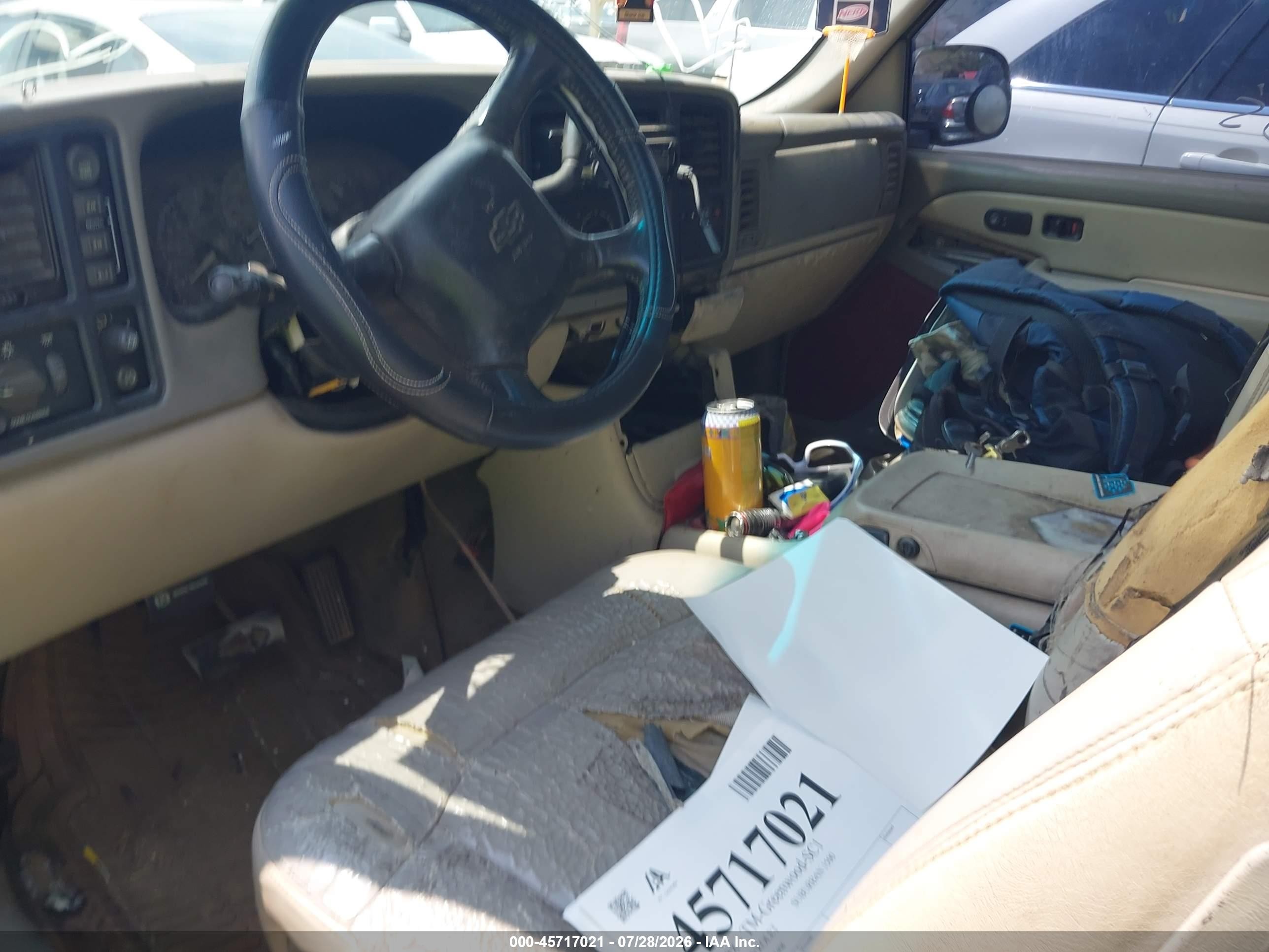 2002 Chevrolet Suburban 1500 Lt Champagne vin: 1GNFK16Z12J241408