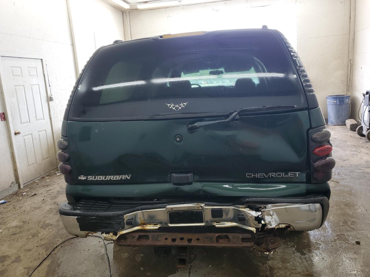 2003 Chevrolet Suburban K1500 Green vin: 1GNFK16Z13J114417