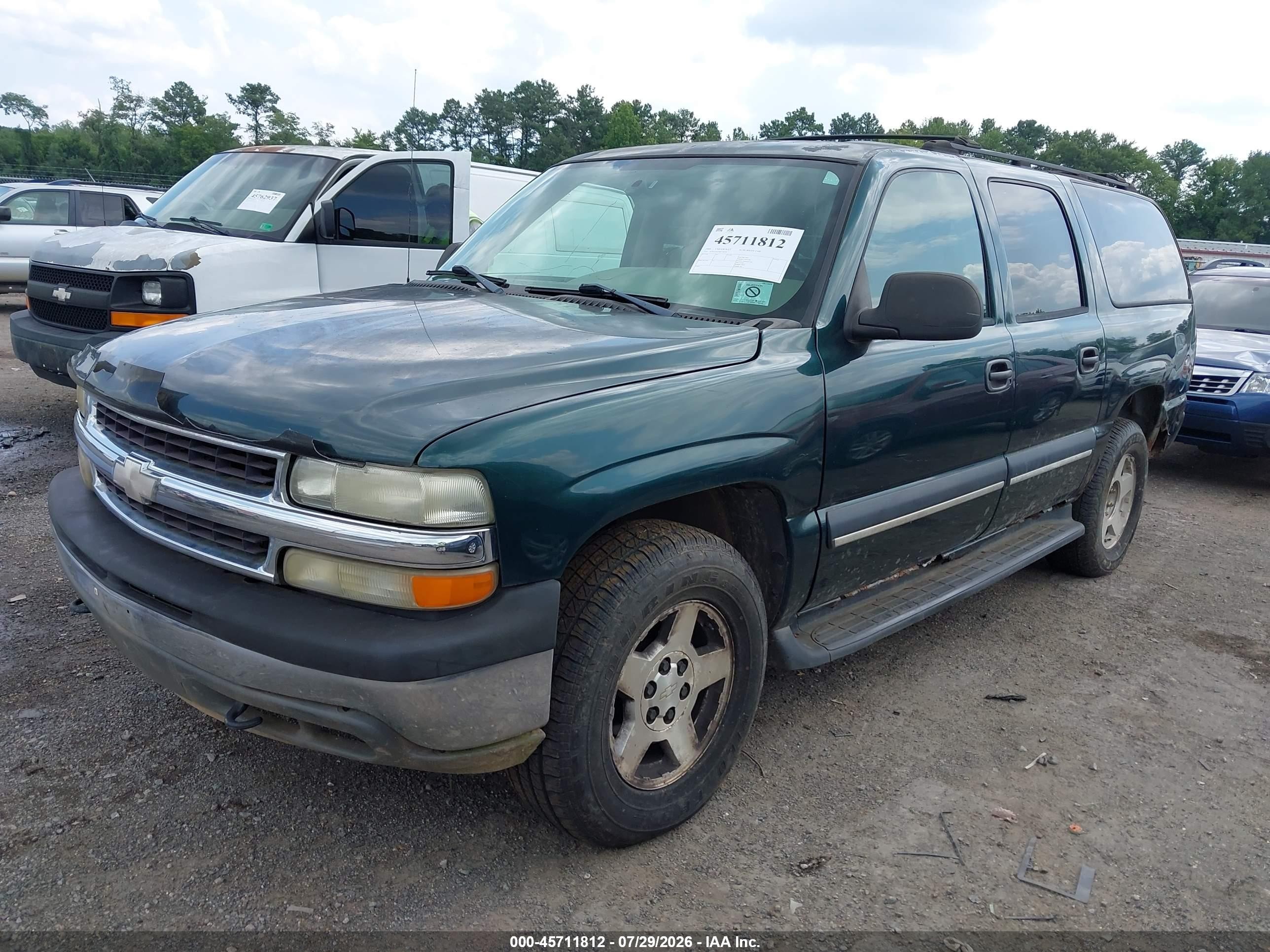 2004 Chevrolet Suburban 1500 Ls Зеленый vin: 1GNFK16Z44J174919