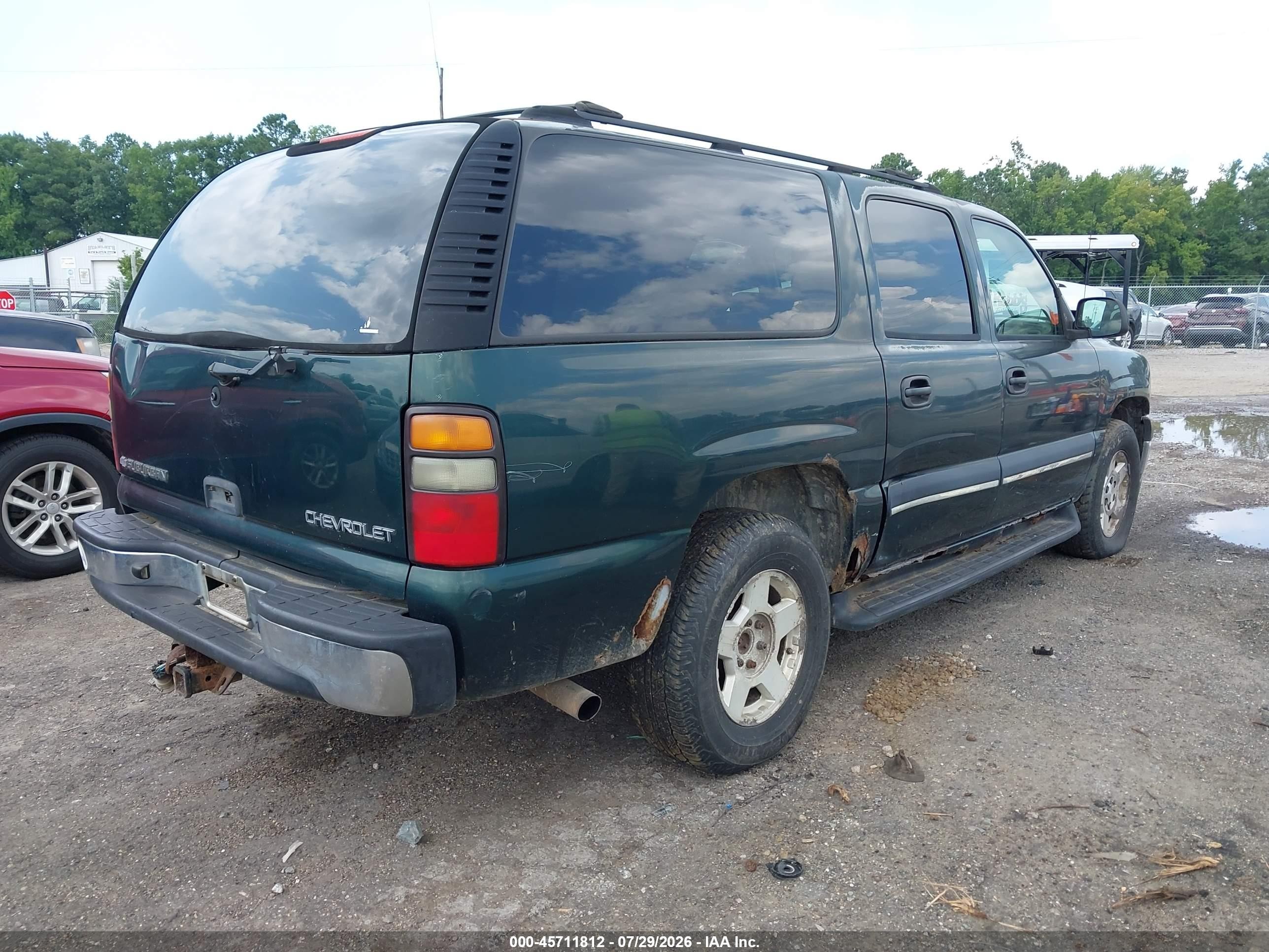 2004 Chevrolet Suburban 1500 Ls Зеленый vin: 1GNFK16Z44J174919