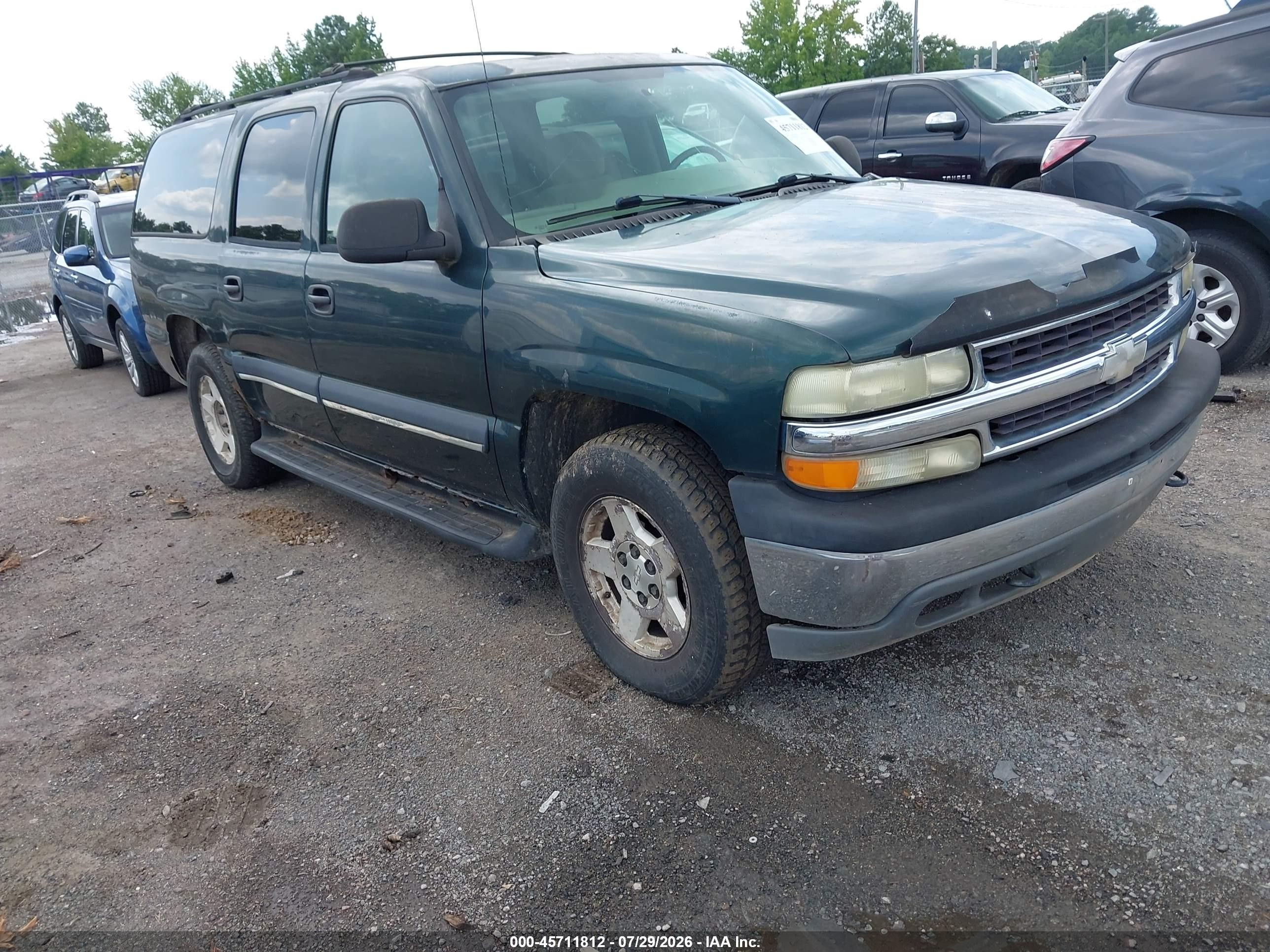 2004 Chevrolet Suburban 1500 Ls Green vin: 1GNFK16Z44J174919