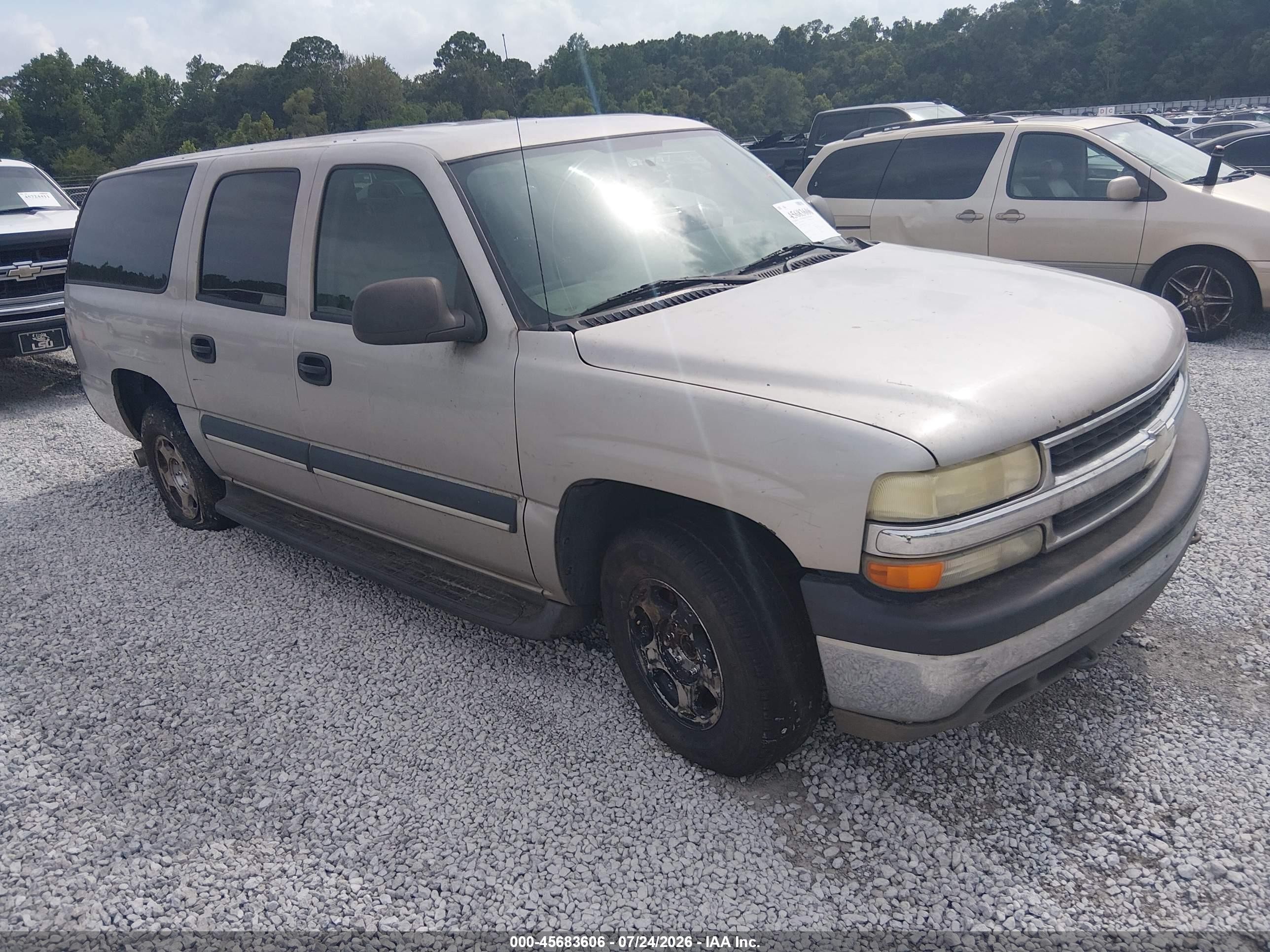 2004 Chevrolet Suburban 1500 Ls Silver vin: 1GNFK16Z44R112342