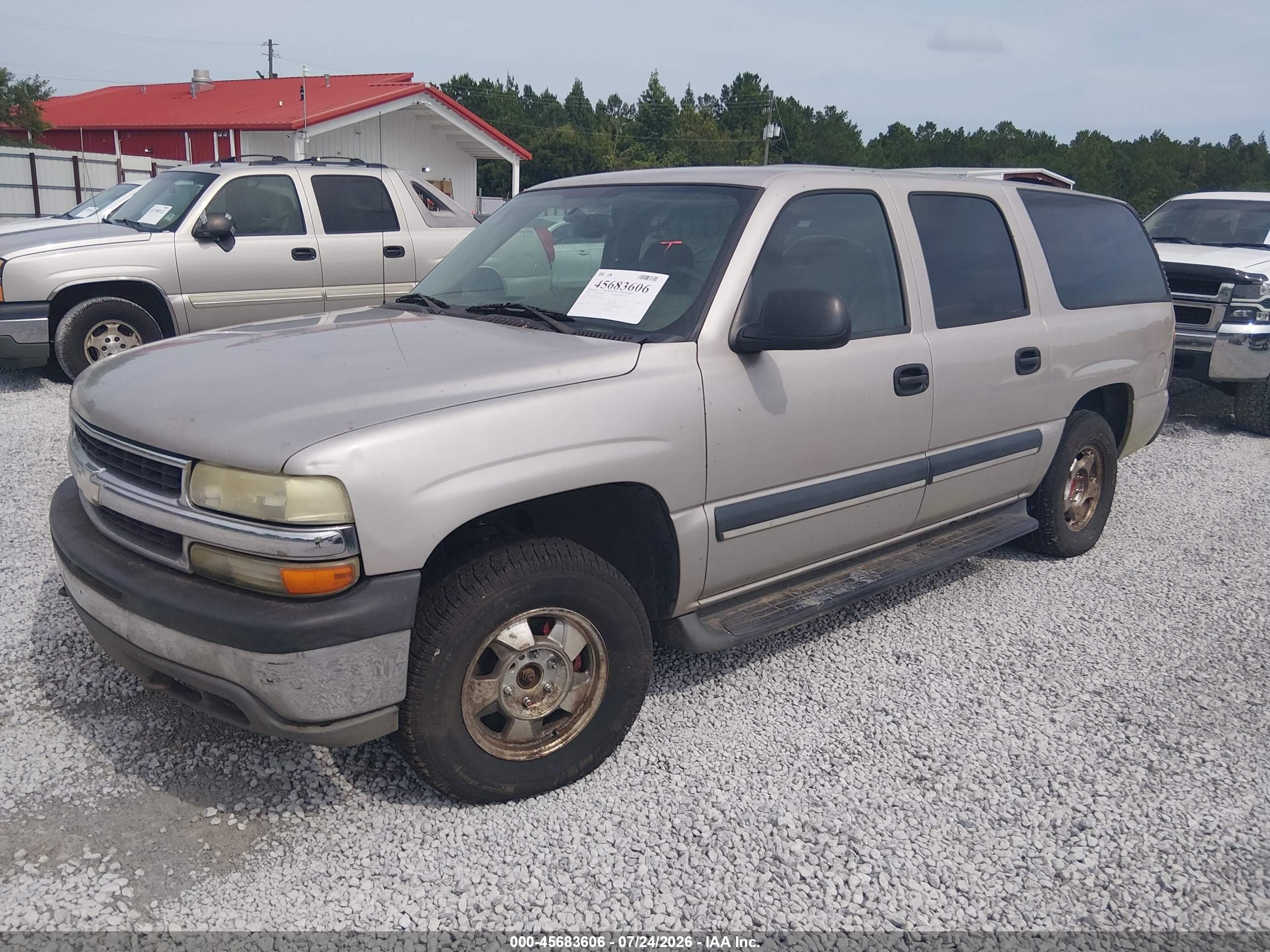 2004 Chevrolet Suburban 1500 Ls Silver vin: 1GNFK16Z44R112342