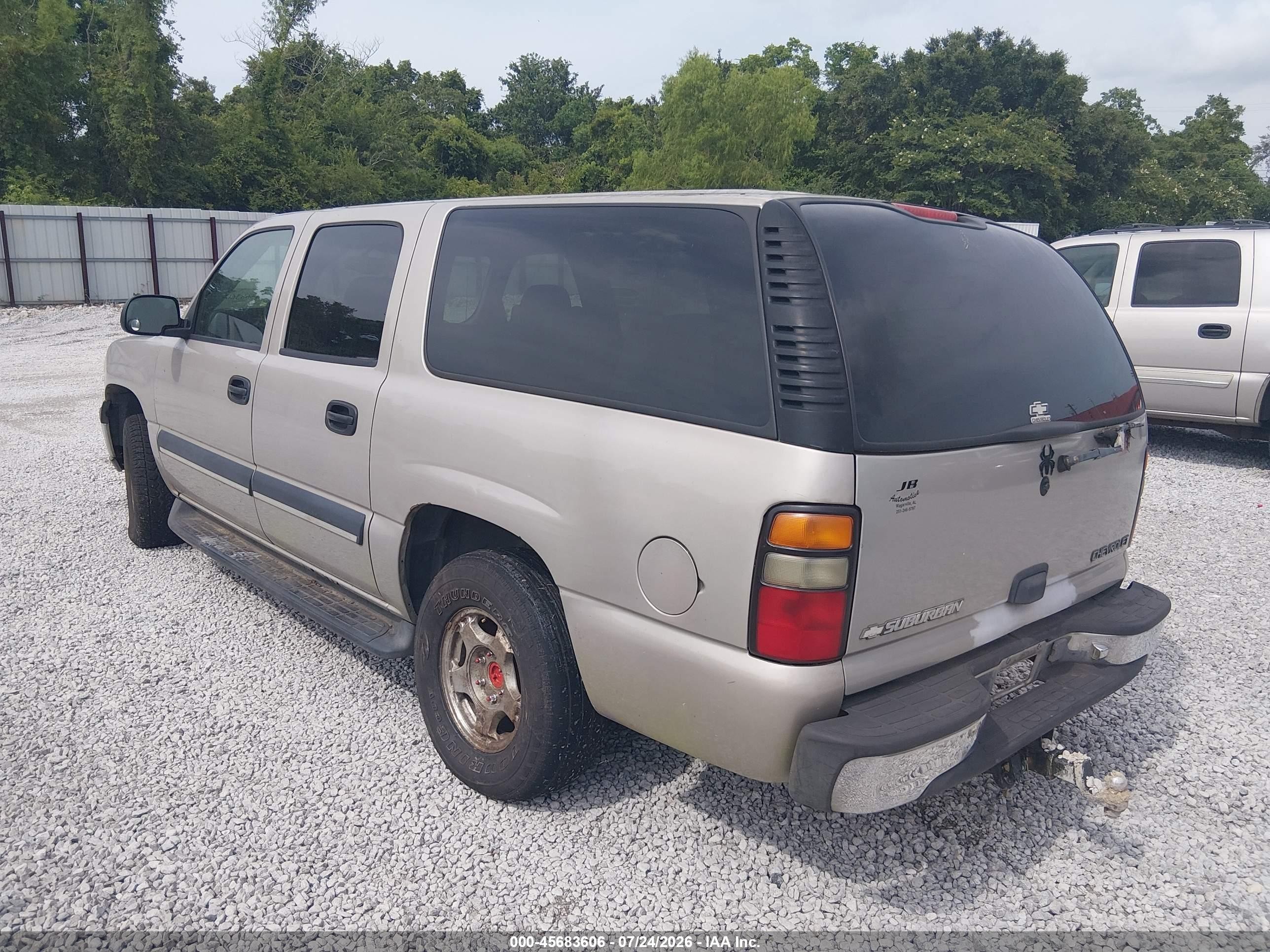 2004 Chevrolet Suburban 1500 Ls Silver vin: 1GNFK16Z44R112342