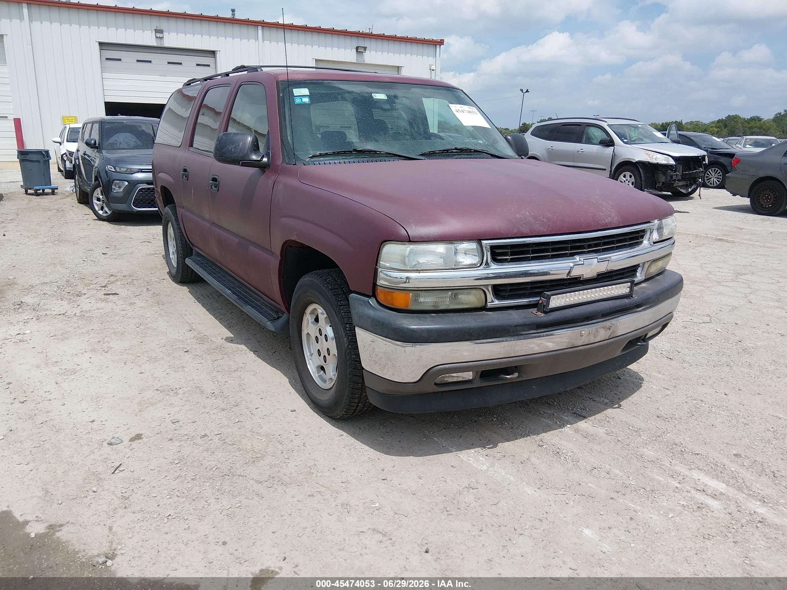 2006 Chevrolet Suburban 1500 Ls Maroon vin: 1GNFK16Z56J133458