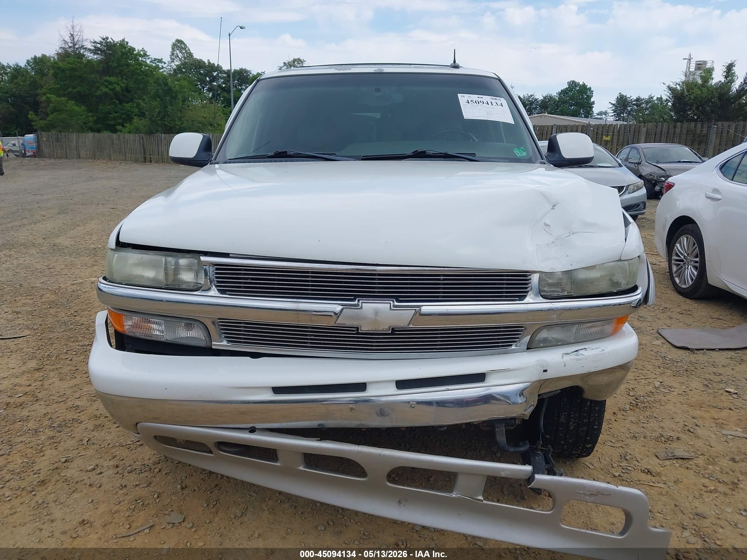 2003 Chevrolet Suburban 1500 Lt White vin: 1GNFK16Z83J201201