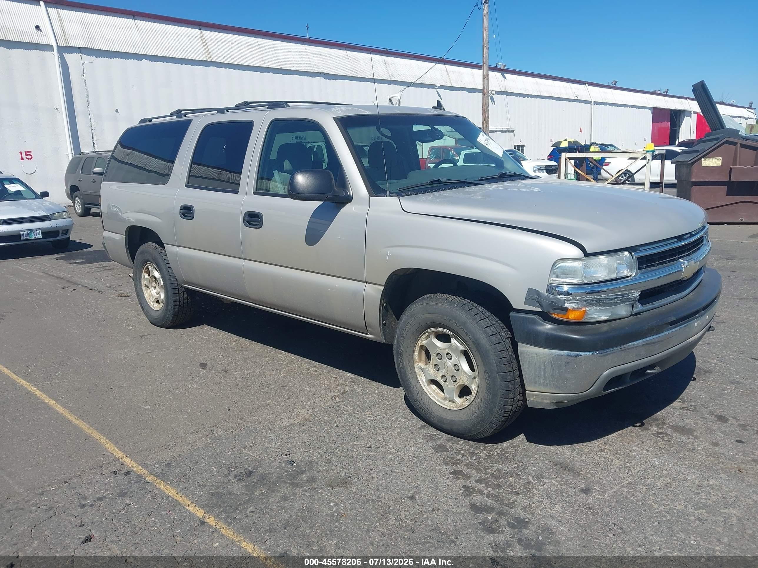2006 Chevrolet Suburban 1500 Ls Gray vin: 1GNFK16Z86J153428