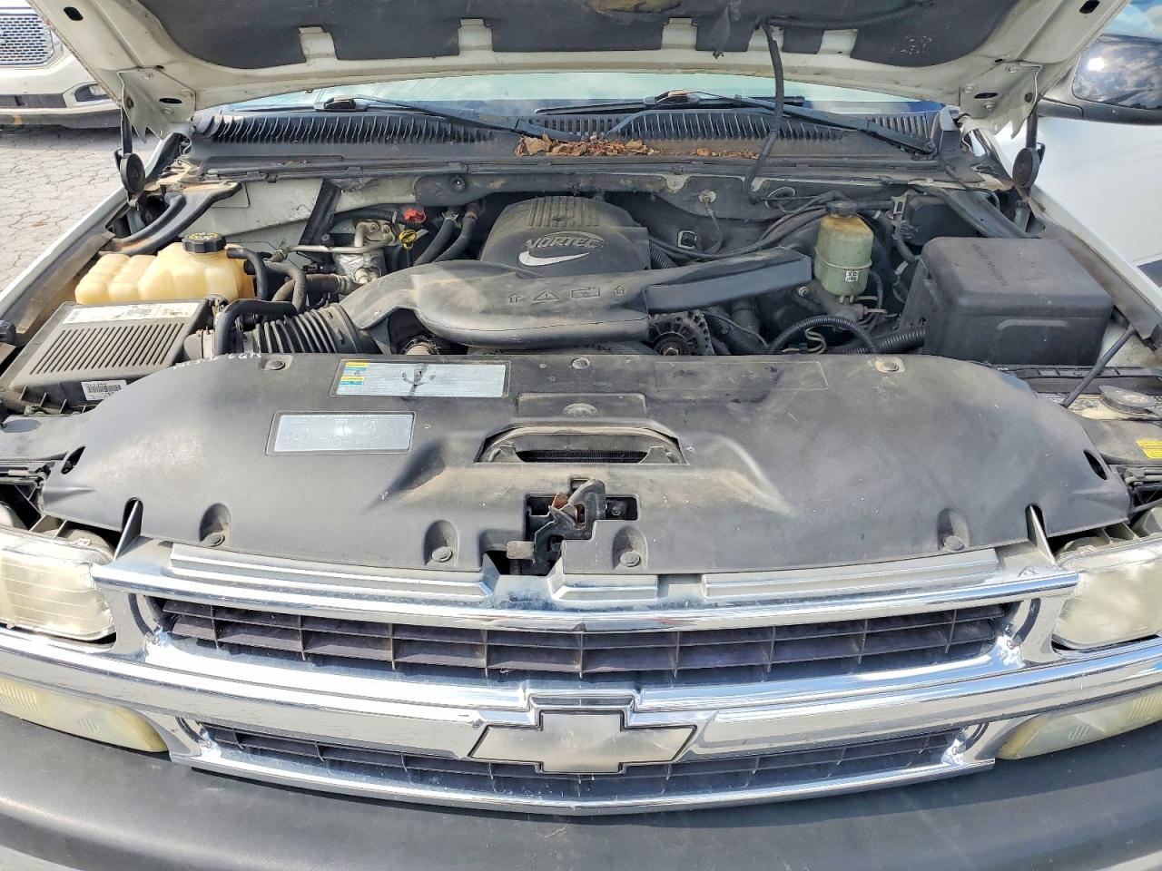 2002 Chevrolet Suburban K1500 White vin: 1GNFK16ZX2J124703