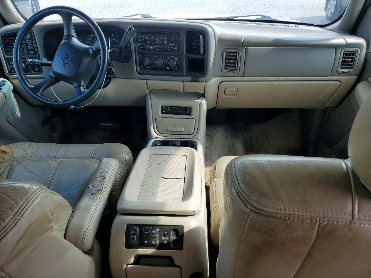 2002 Chevrolet Suburban K1500 White vin: 1GNFK16ZX2J124703