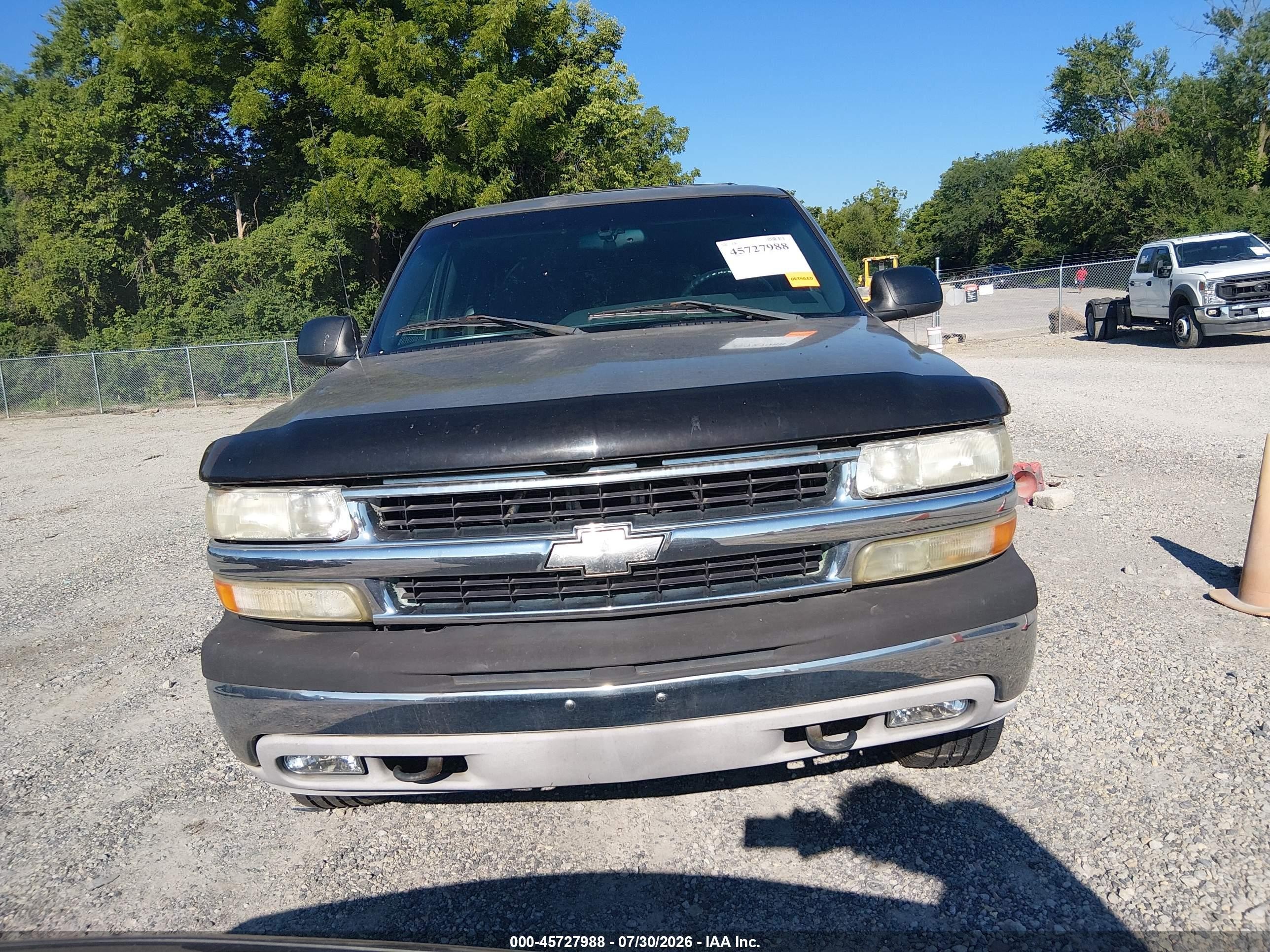 2002 Chevrolet Suburban K1500 Gray vin: 1GNFK16ZX2J178096