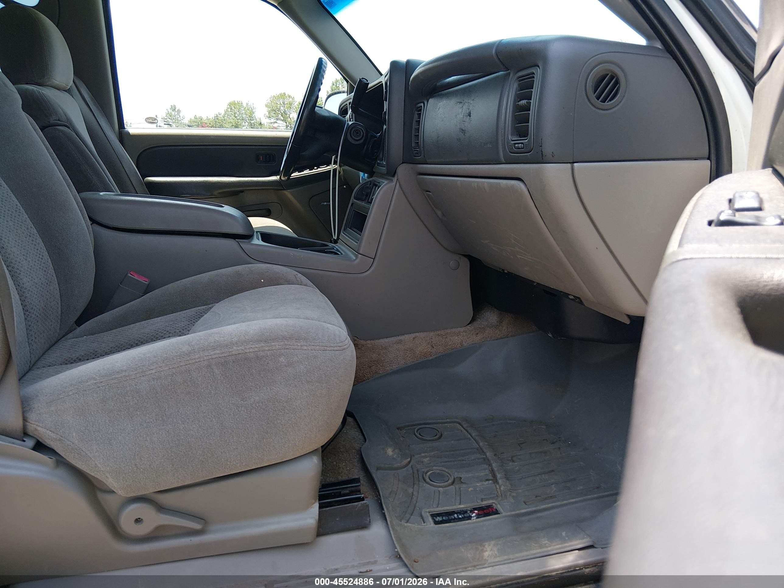 2003 Chevrolet Suburban 1500 Ls White vin: 1GNFK16ZX3J248035
