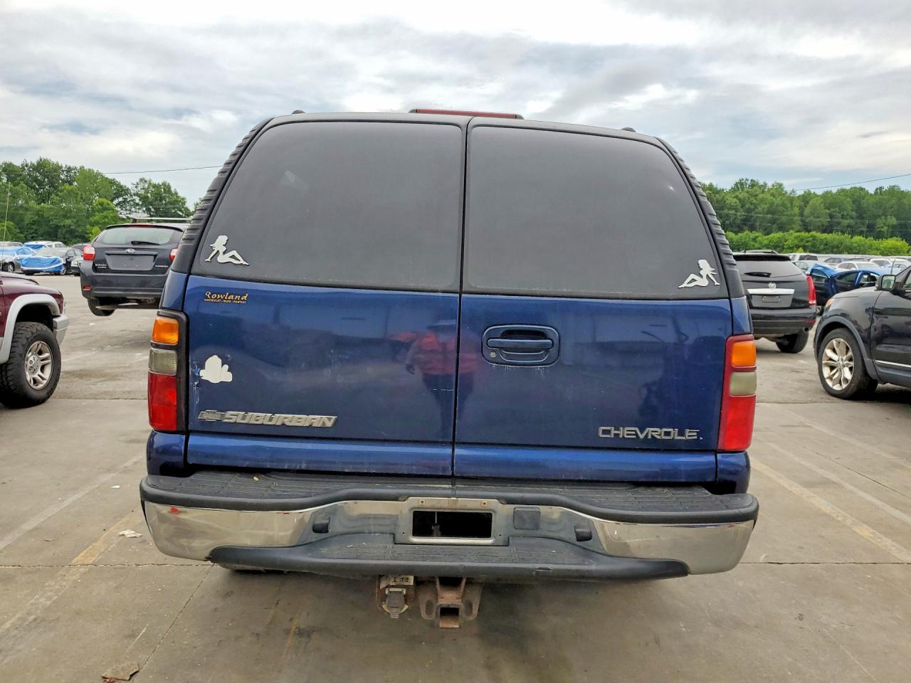 2003 Chevrolet Suburban K1500 Blue vin: 1GNFK16ZX3J248892
