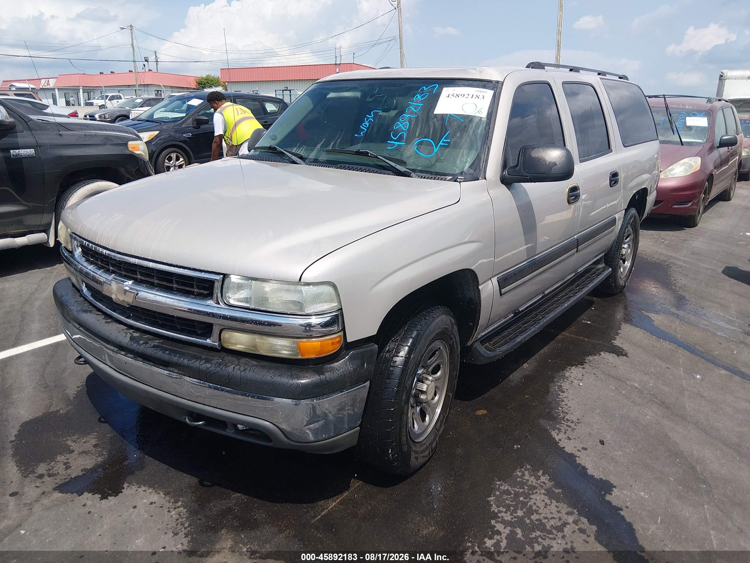 2004 Chevrolet Suburban 1500 Ls Pewter vin: 1GNFK16ZX4J283594